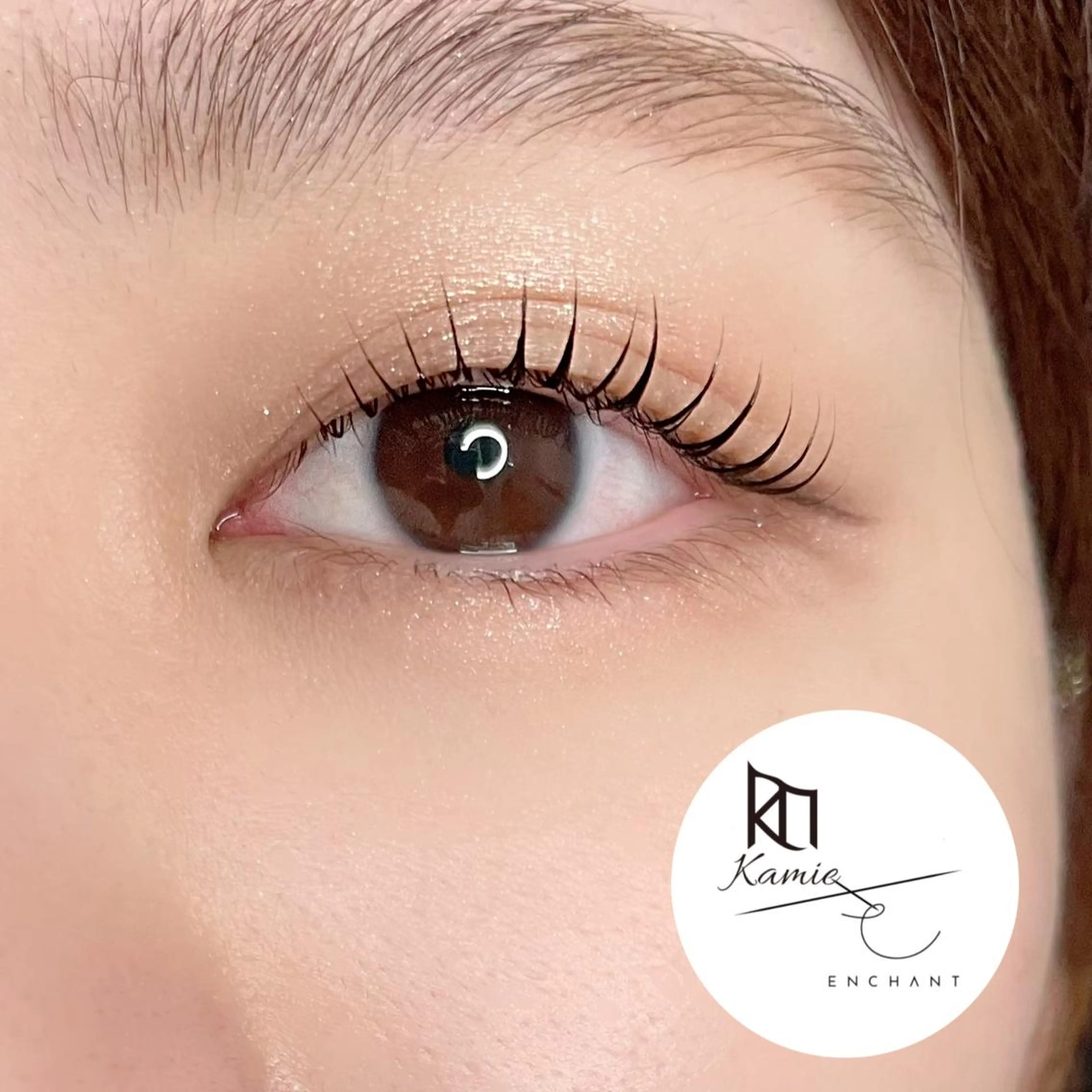 マツエク・マツパ Cカール 一重×まつ毛パーマ Kamie eyelashのマツエク・マツパデザイン