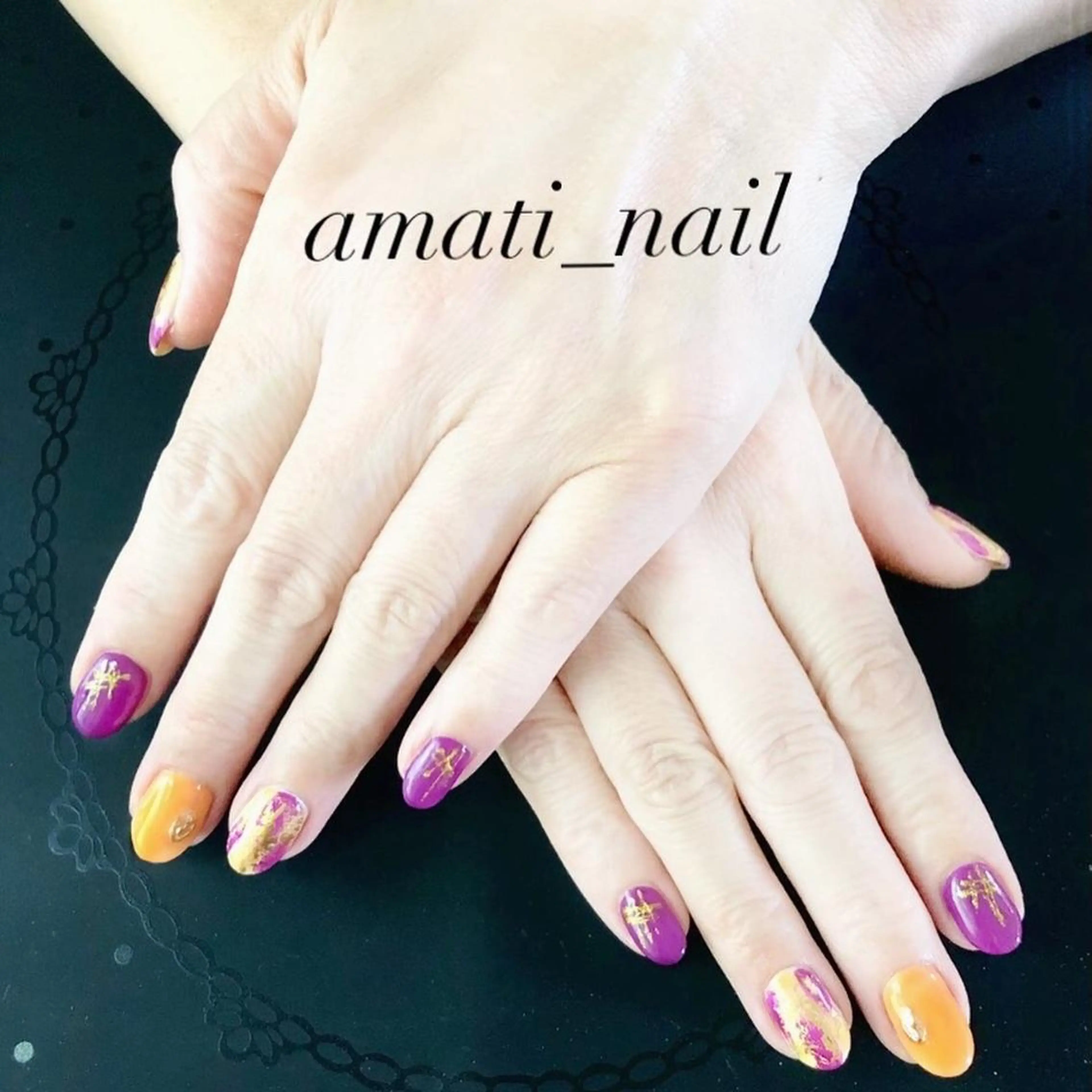ネイル ハロウィン amati_nail TAKAKOのネイルデザイン
