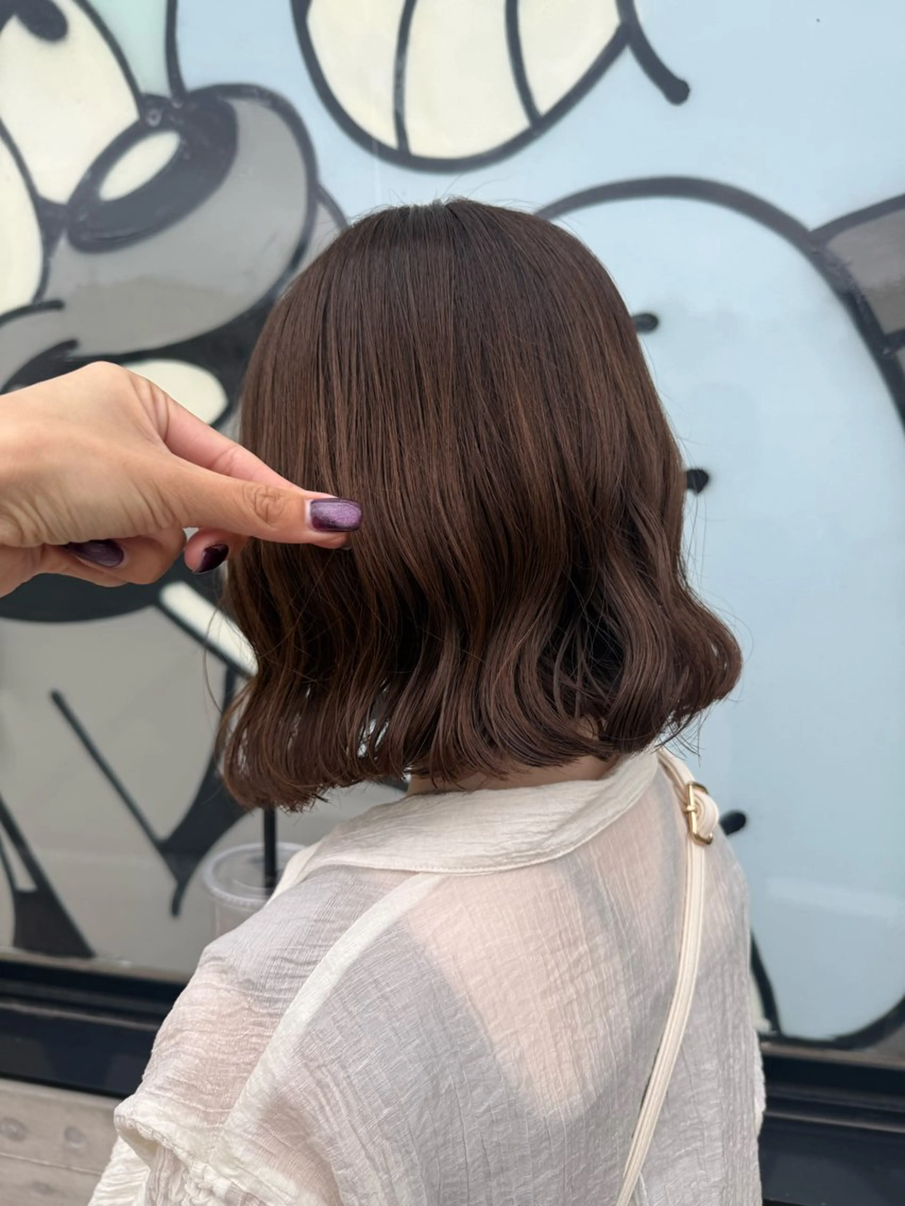 ミディアム ミディアムパーマ ボブ カット パーマ デジタルパーマ/ ウェーブパーマ/神野のヘアスタイル