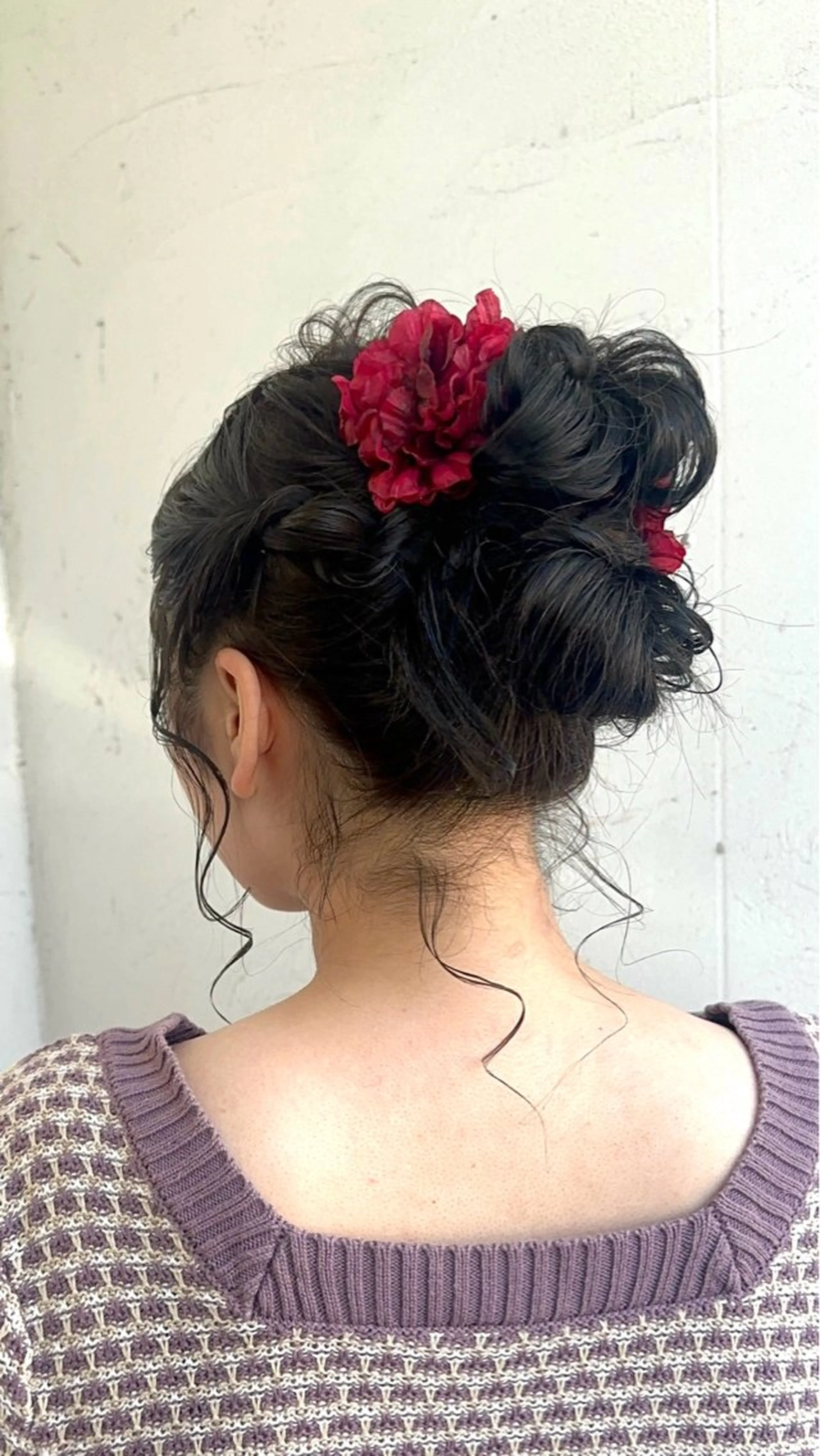 ヘアアレンジ 浴衣 ヘアセット 永田 彩華のヘアスタイル