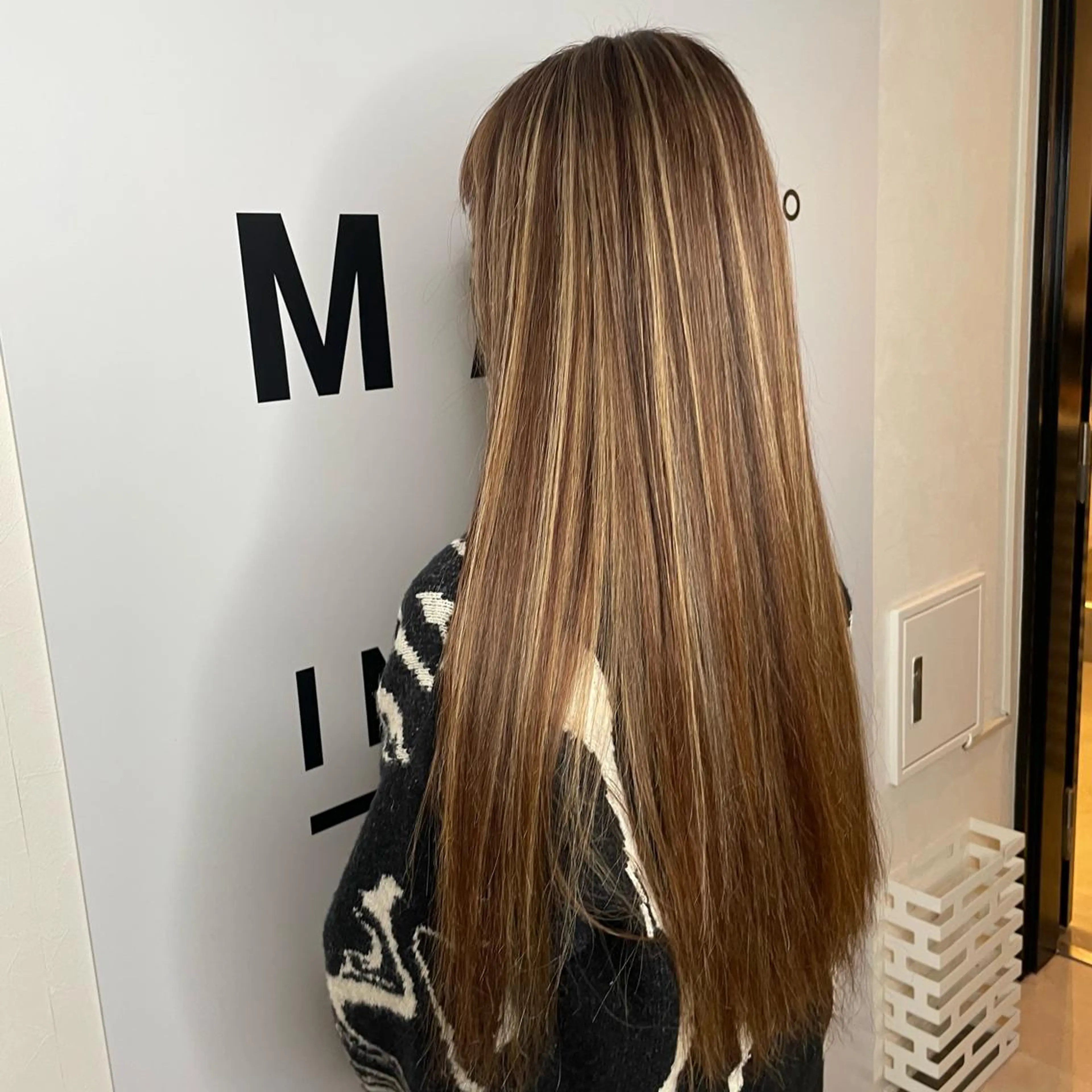 ロング カラー ハイライトカラー ハイライト 安原 亜弥🕊🕊のマツエク・マツパデザイン
