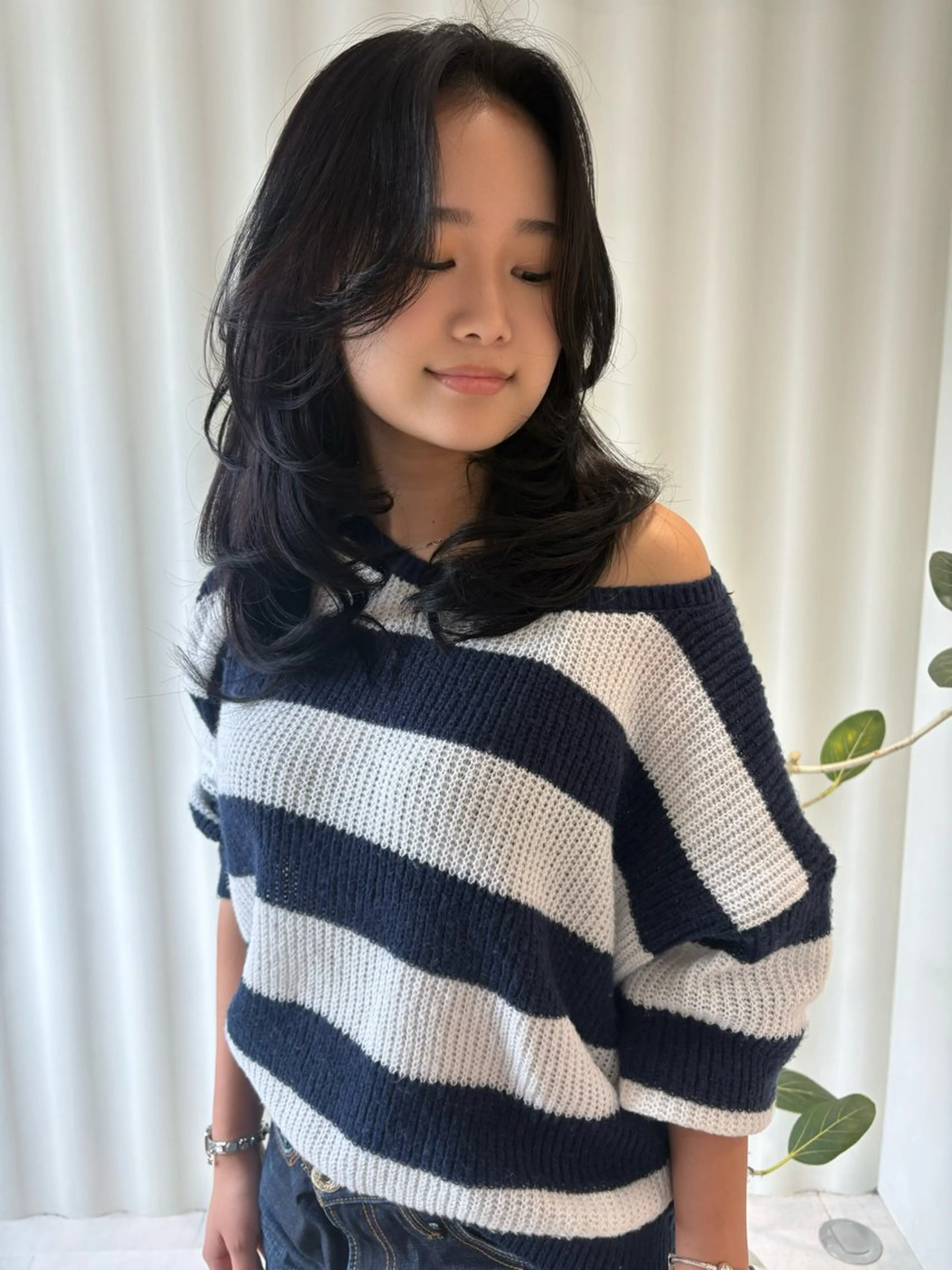 ロング カラー レイヤーカット カット 海外レイヤー /NAGISAのヘアスタイル