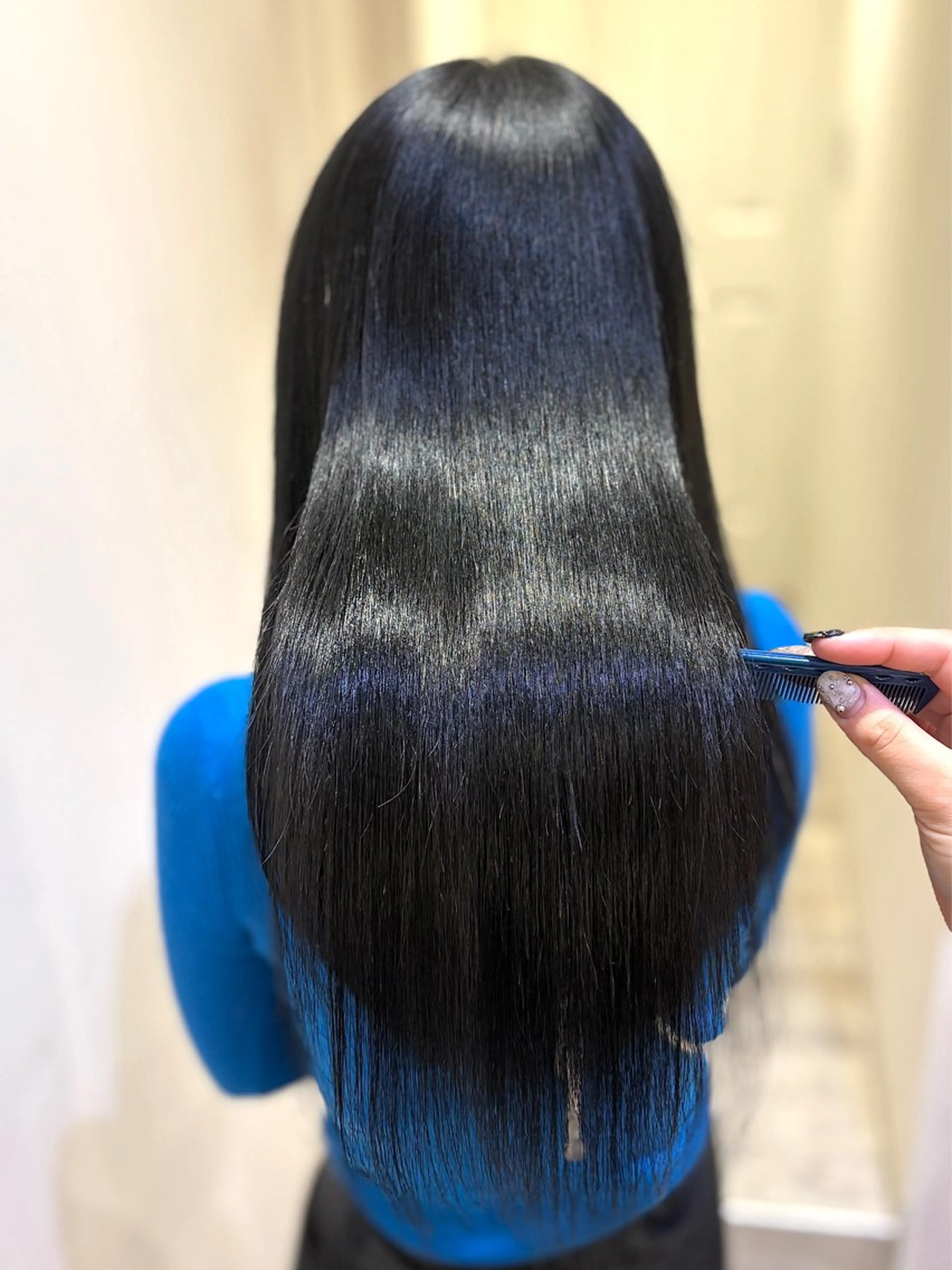 ロング カラー 💙mai🫧 縮毛矯正・ハイライトのヘアスタイル