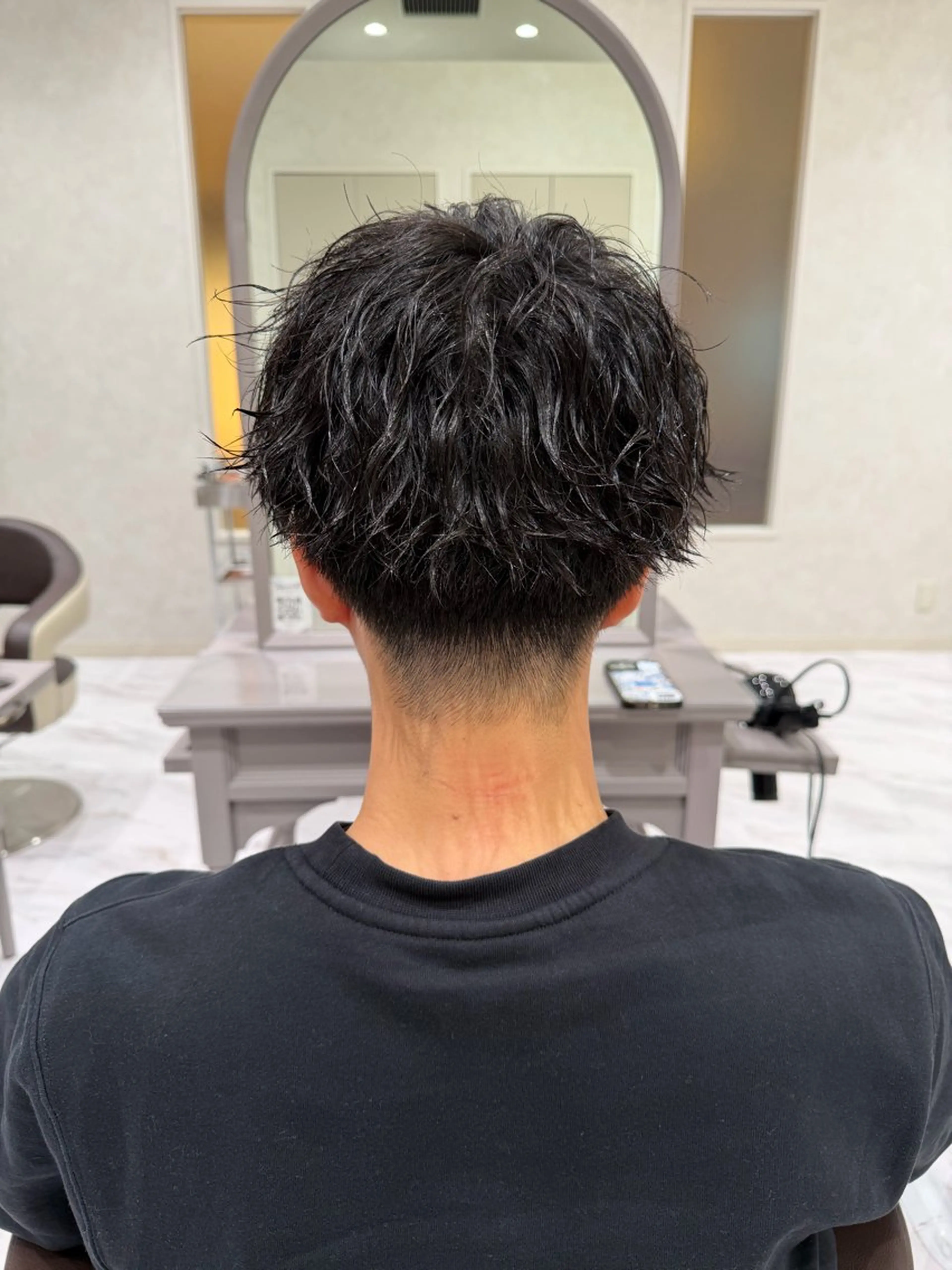 パーマ メンズ カット 縮毛矯正 韓国風🌷✨ 守屋紗希のヘアスタイル