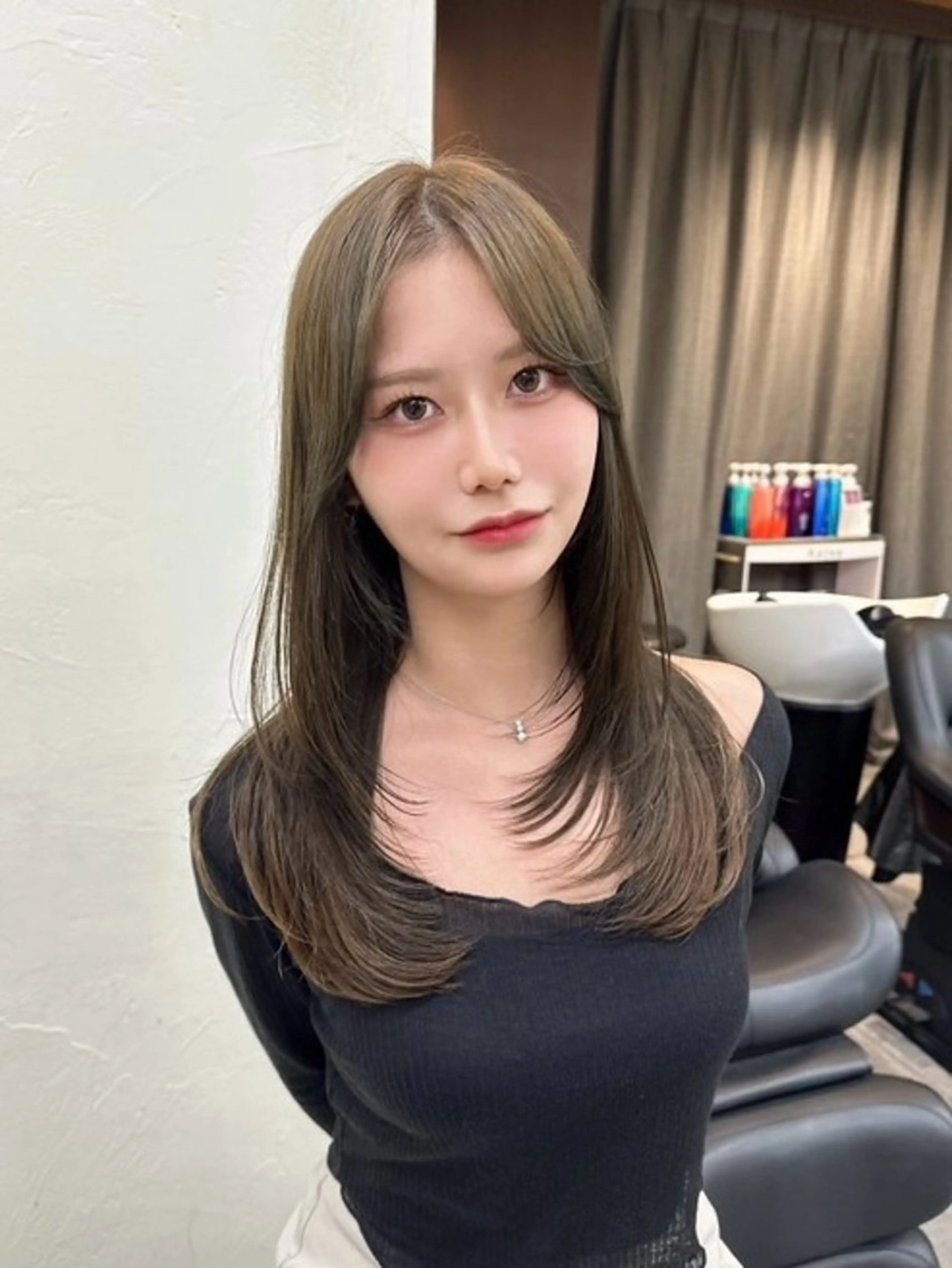 ロング カラー ヘアアレンジ カット トリートメント ⭐️銀座/ショート/ 艶カラー/りょうがのヘアスタイル