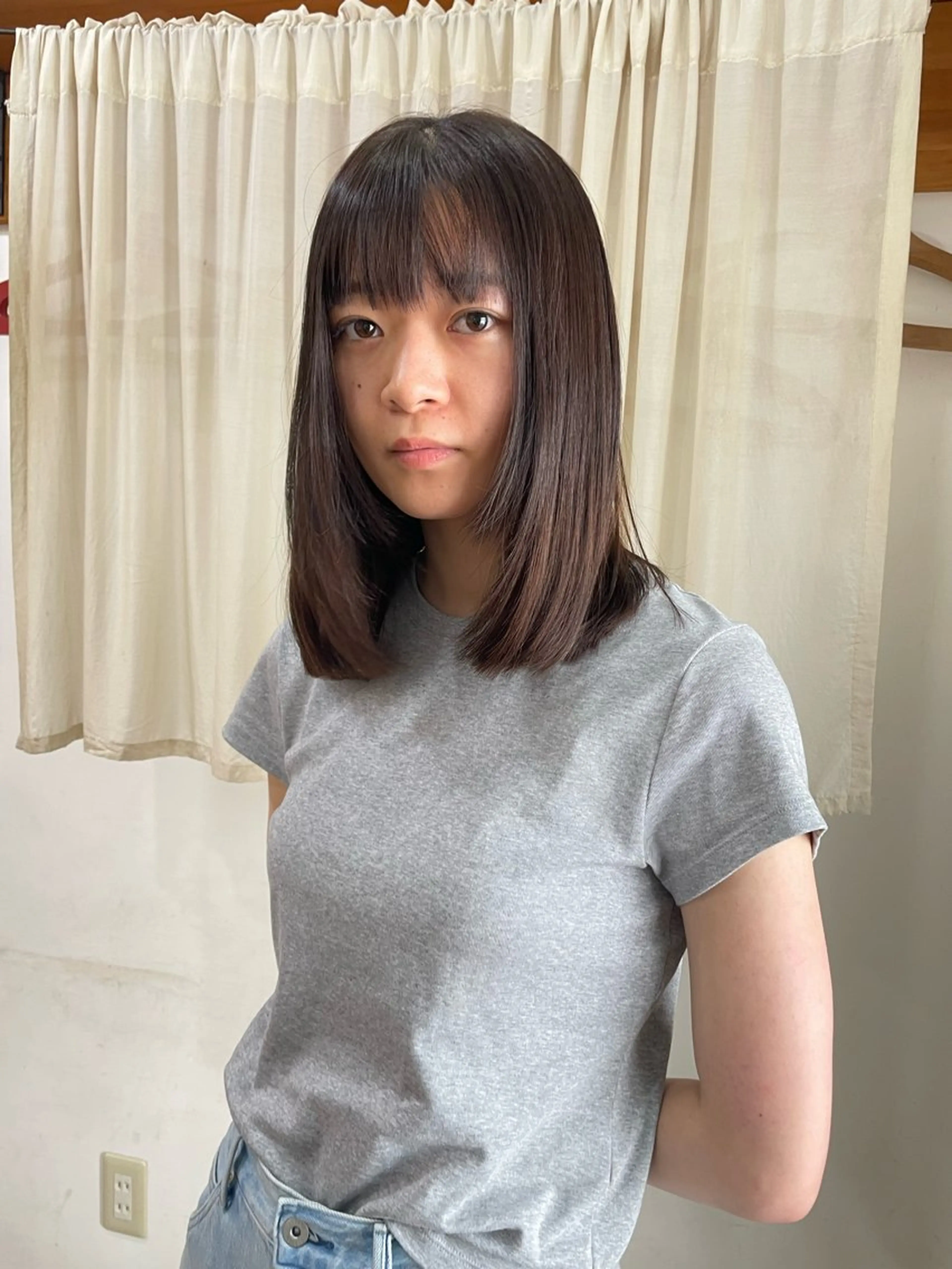 ミディアム momoka ［pejite]のヘアスタイル