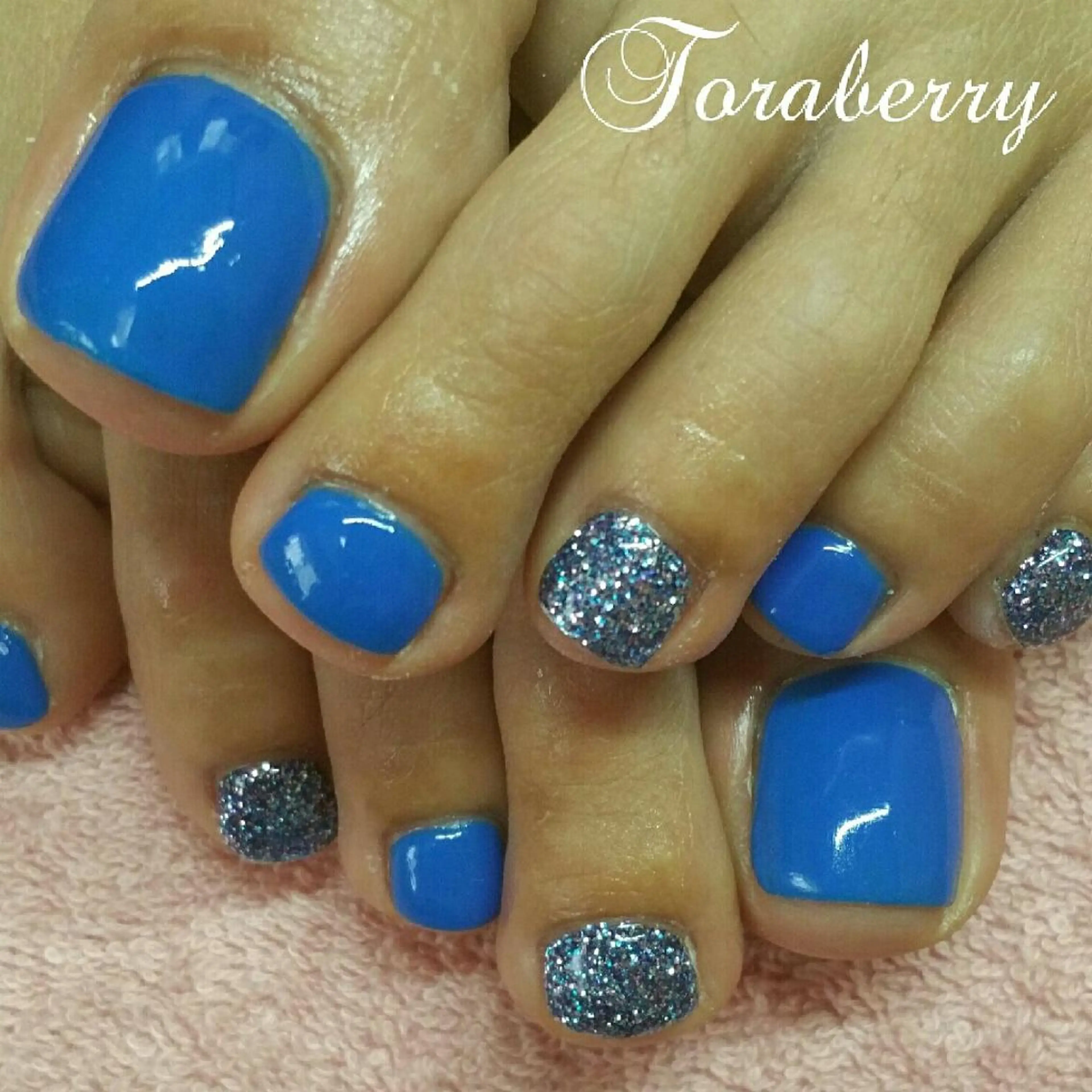 ネイル フットネイル ワンカラーネイル ネイリスト なつみのネイルデザイン