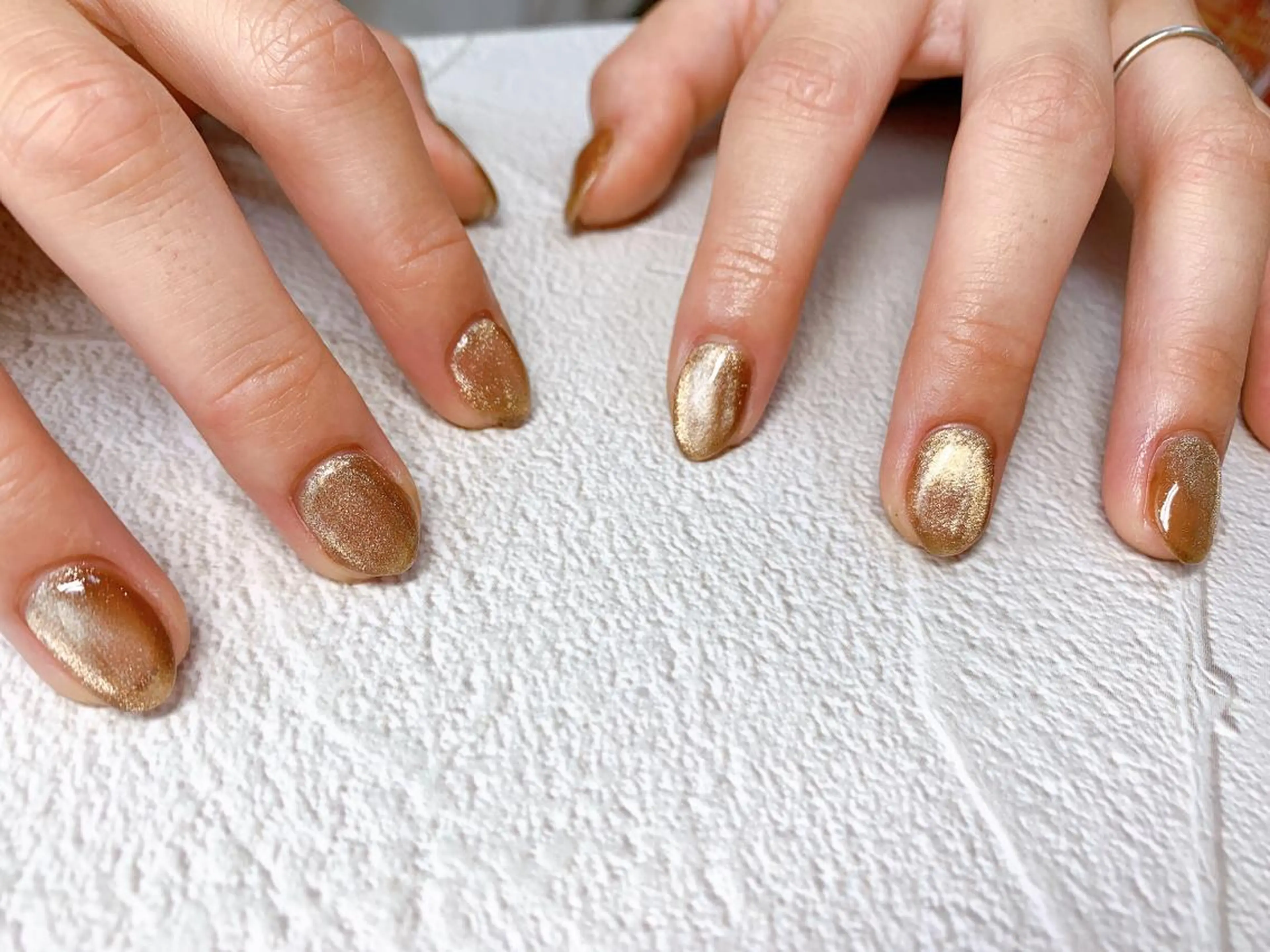 ネイル ジェルネイル マグネットネイル ワンカラーネイル ハンドネイル 痩身/脱毛/ネイル HARUKAのエステ・リラクイメージ