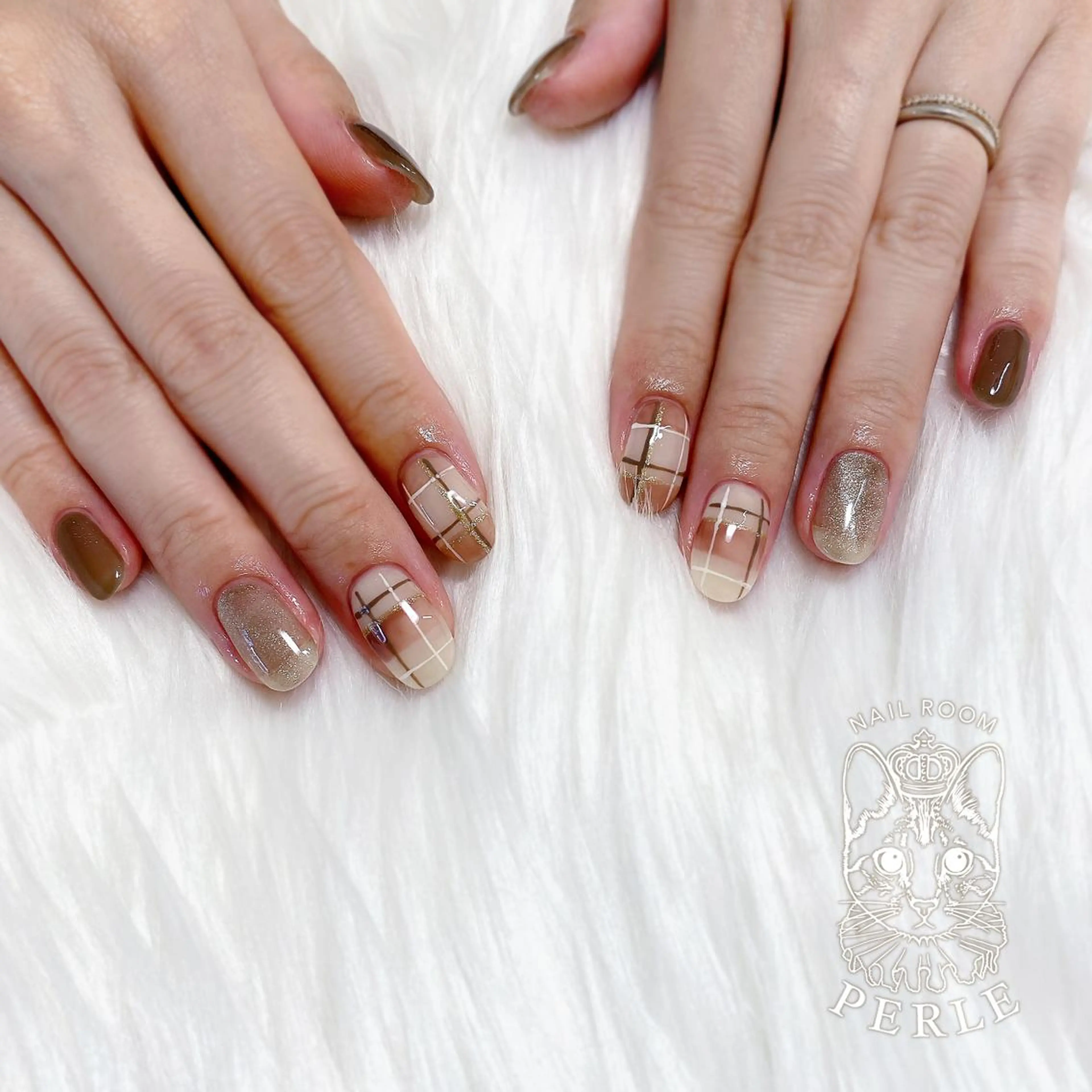 ネイル ハンドネイル nail room Perleのネイルデザイン