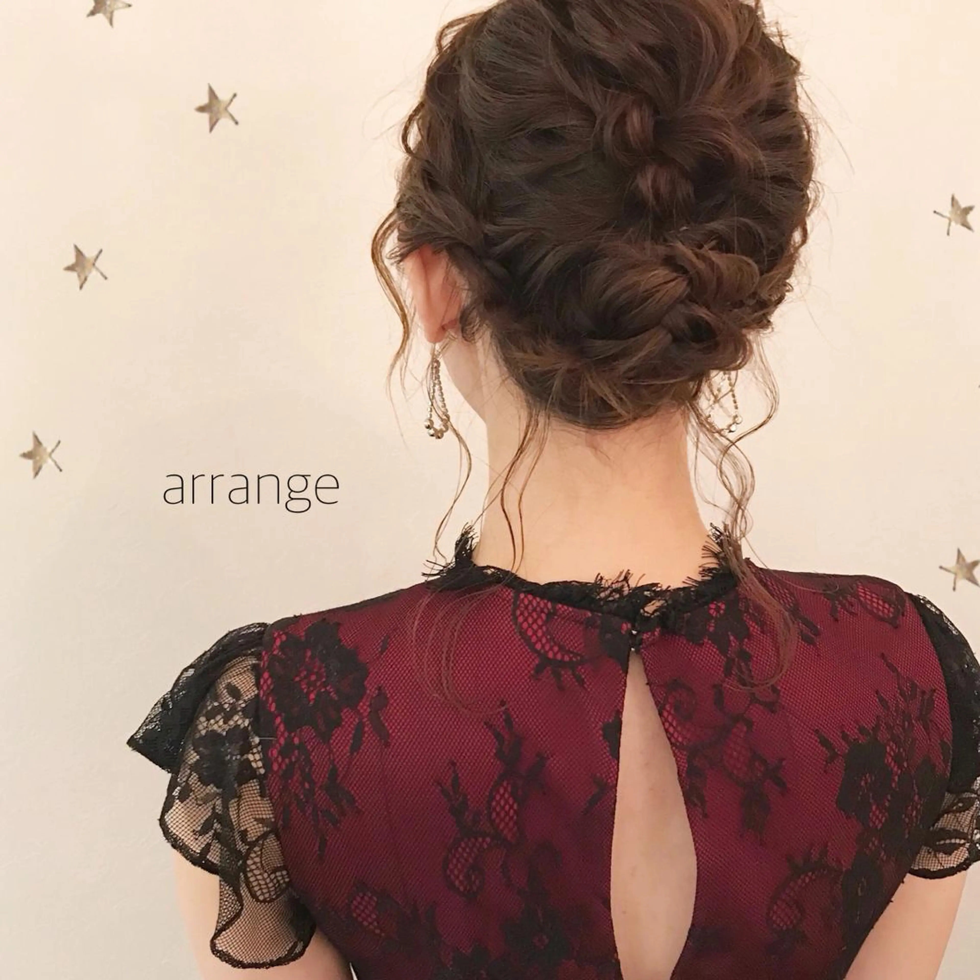 ミディアム ヘアアレンジ 市川 千夏のヘアスタイル