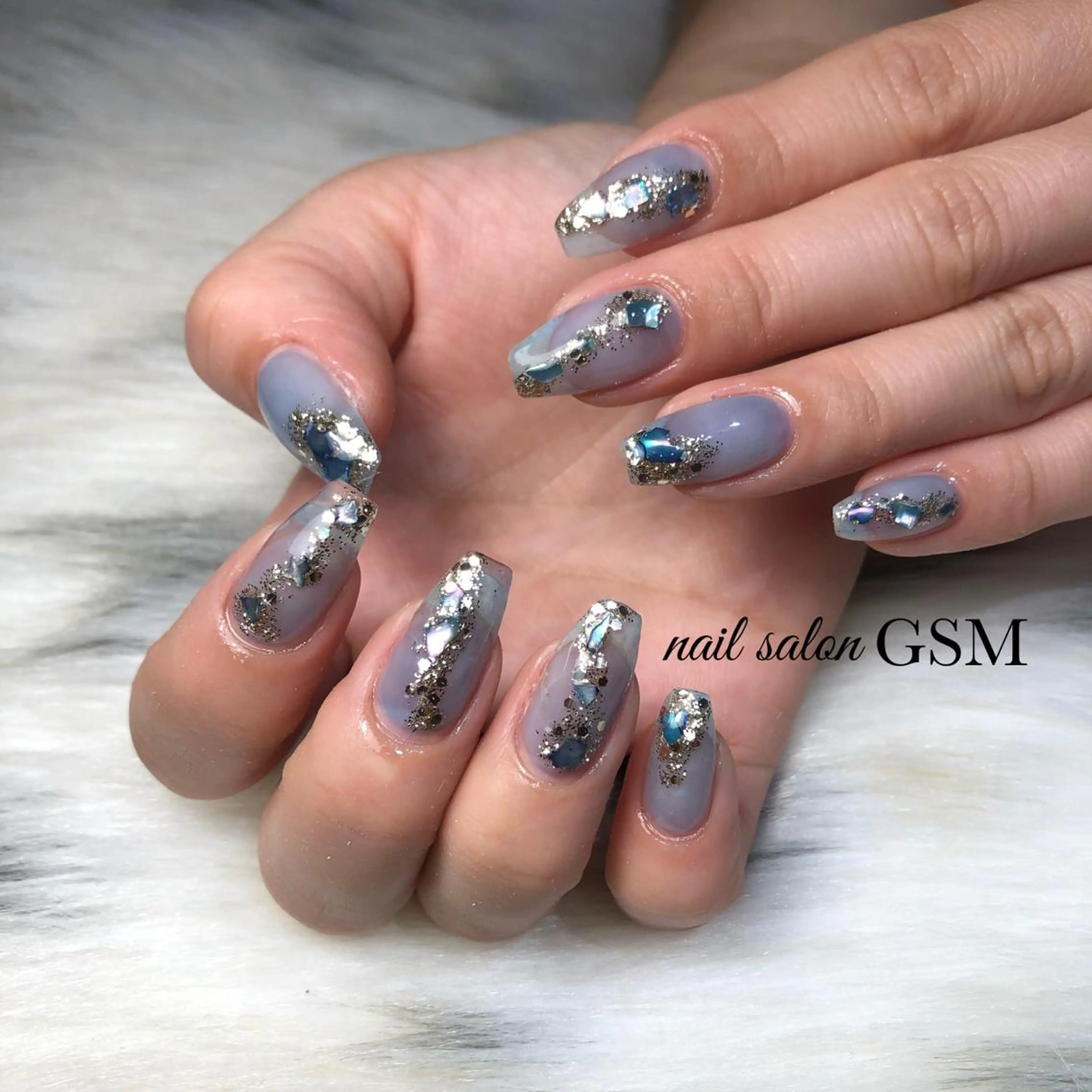 ネイル ニュアンスネイル nail salon GSMのネイルデザイン