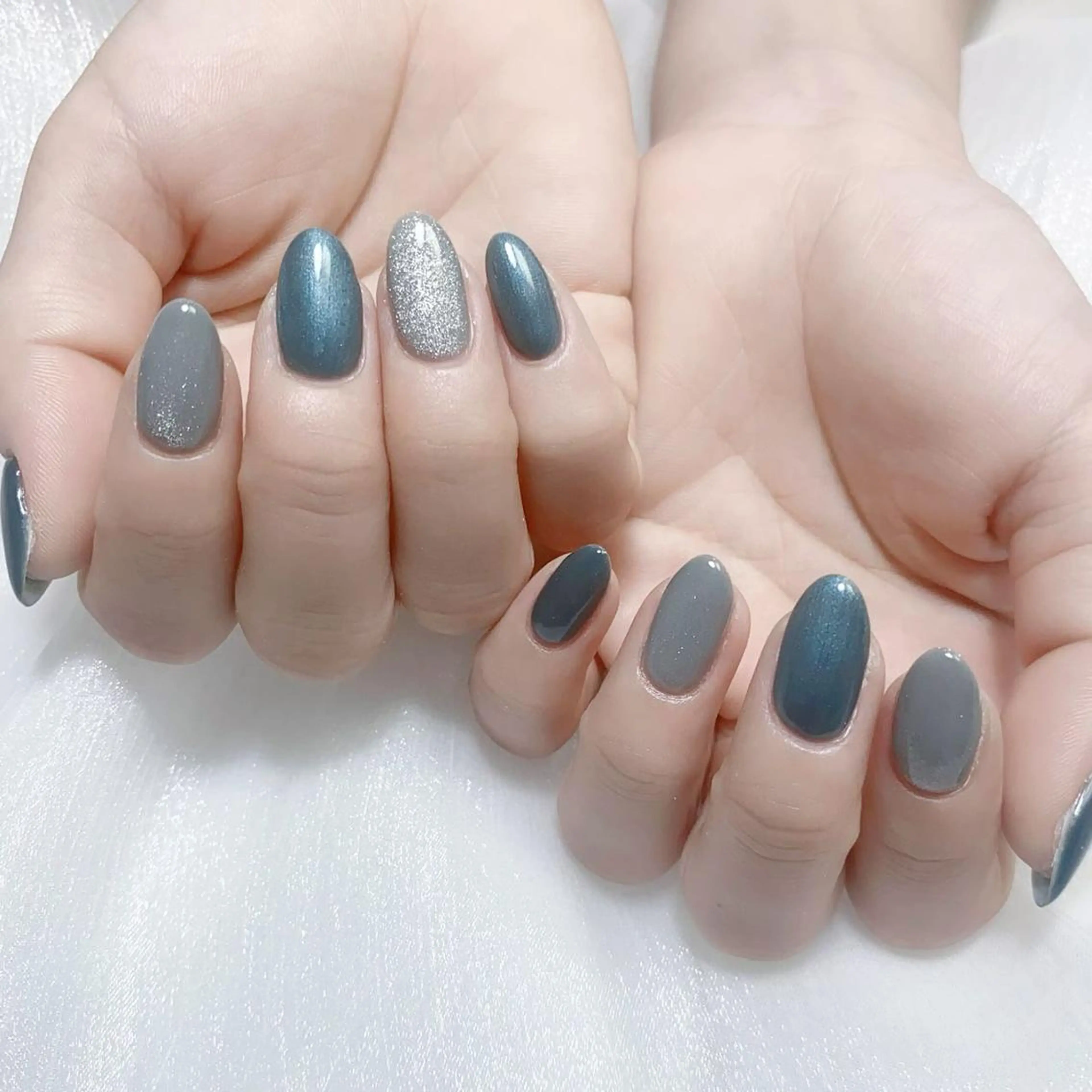 メンズ キッズ ネイル マグネットネイル マグネットワンカラー ワンカラーネイル NAILサロン 木にいるのネイルデザイン