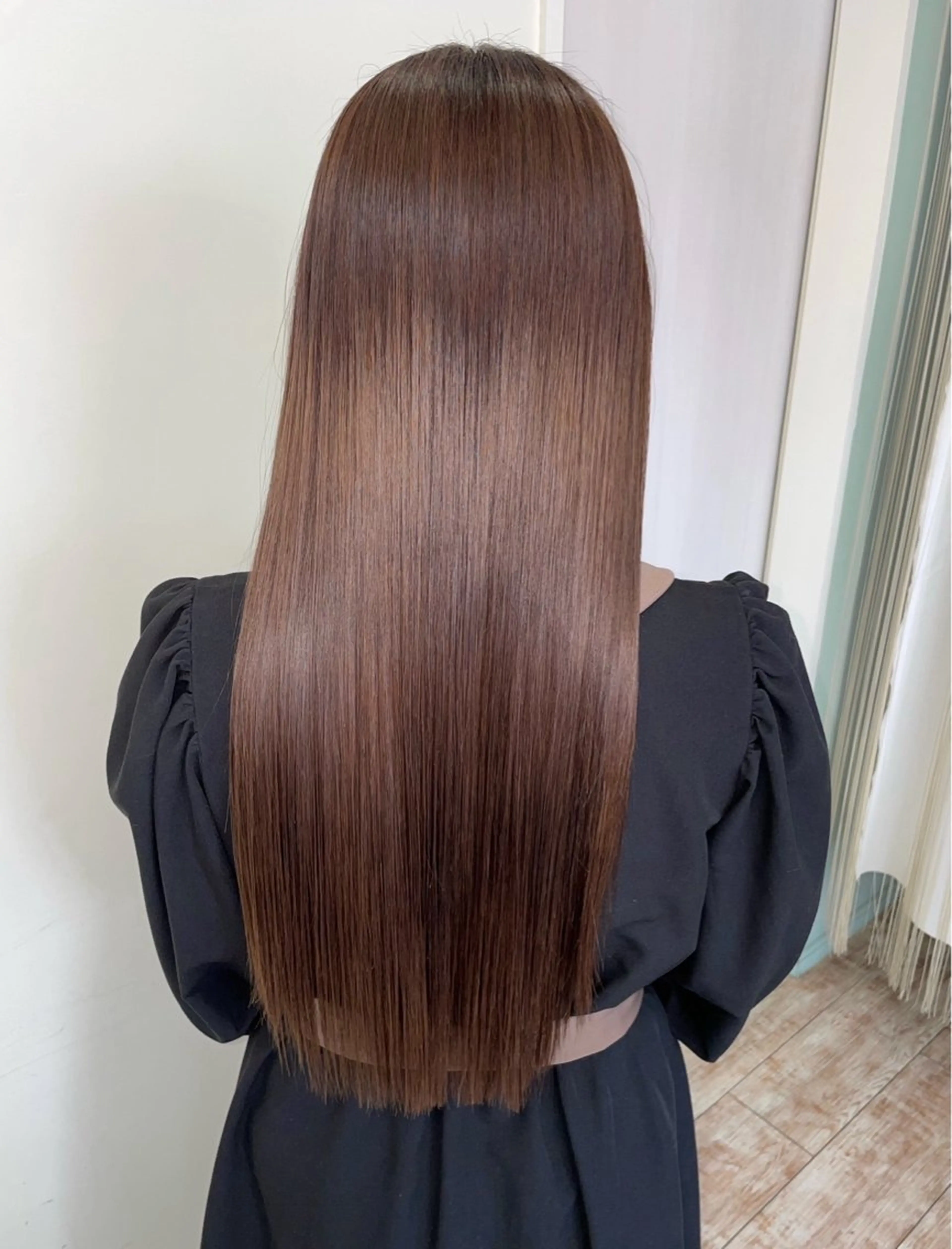 ロング 髪質改善 トリートメント 【艶髪カラー】 omiのヘアスタイル