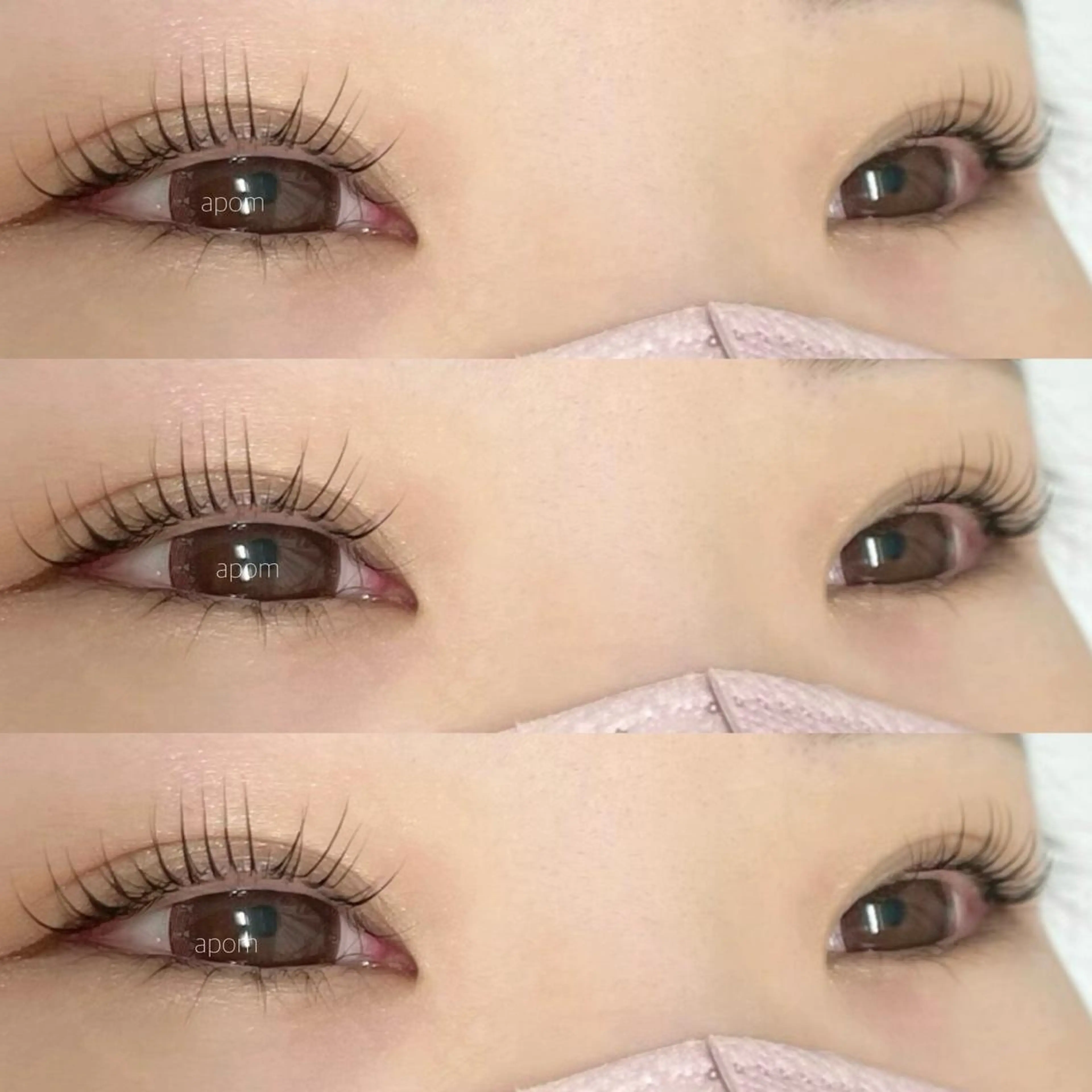 マツエク・マツパ マツパ apom 森分のマツエク・マツパデザイン