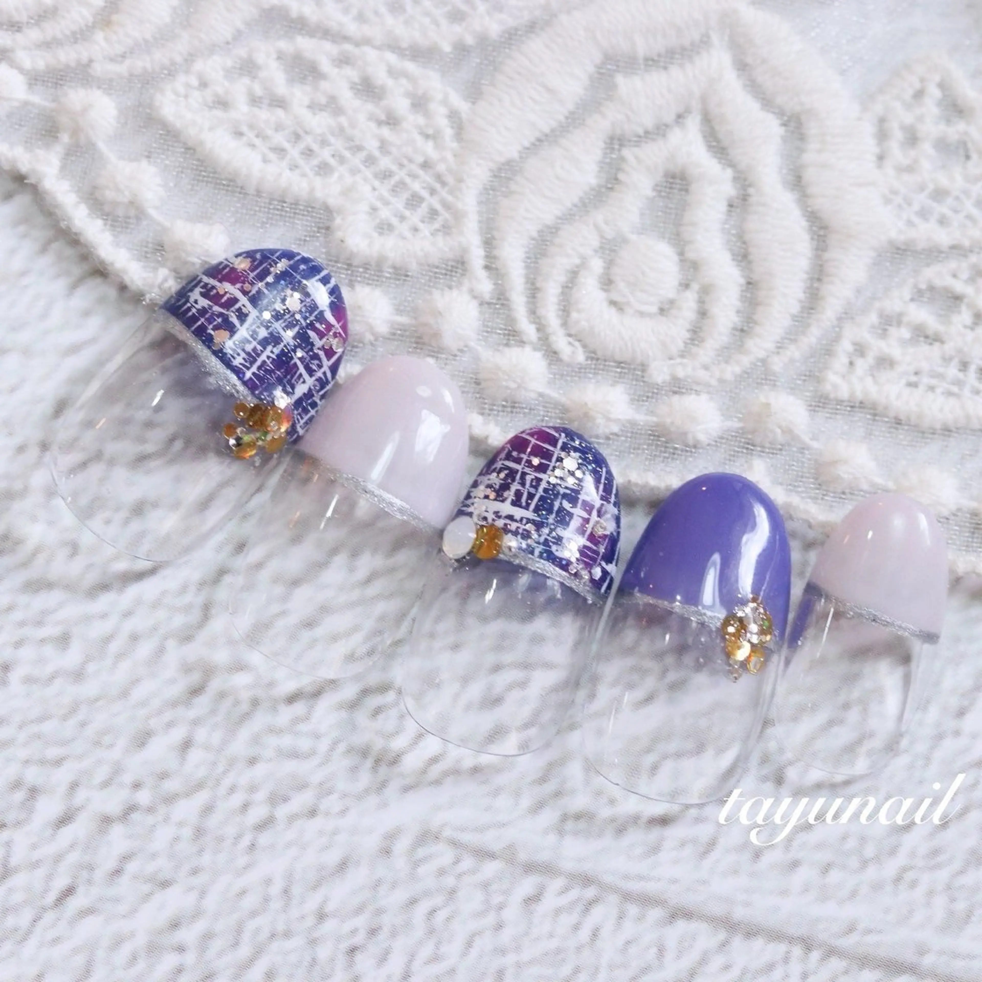ネイル アートネイル ジェルネイル パラジェル ネイルサロン 【たゆnail】のネイルデザイン