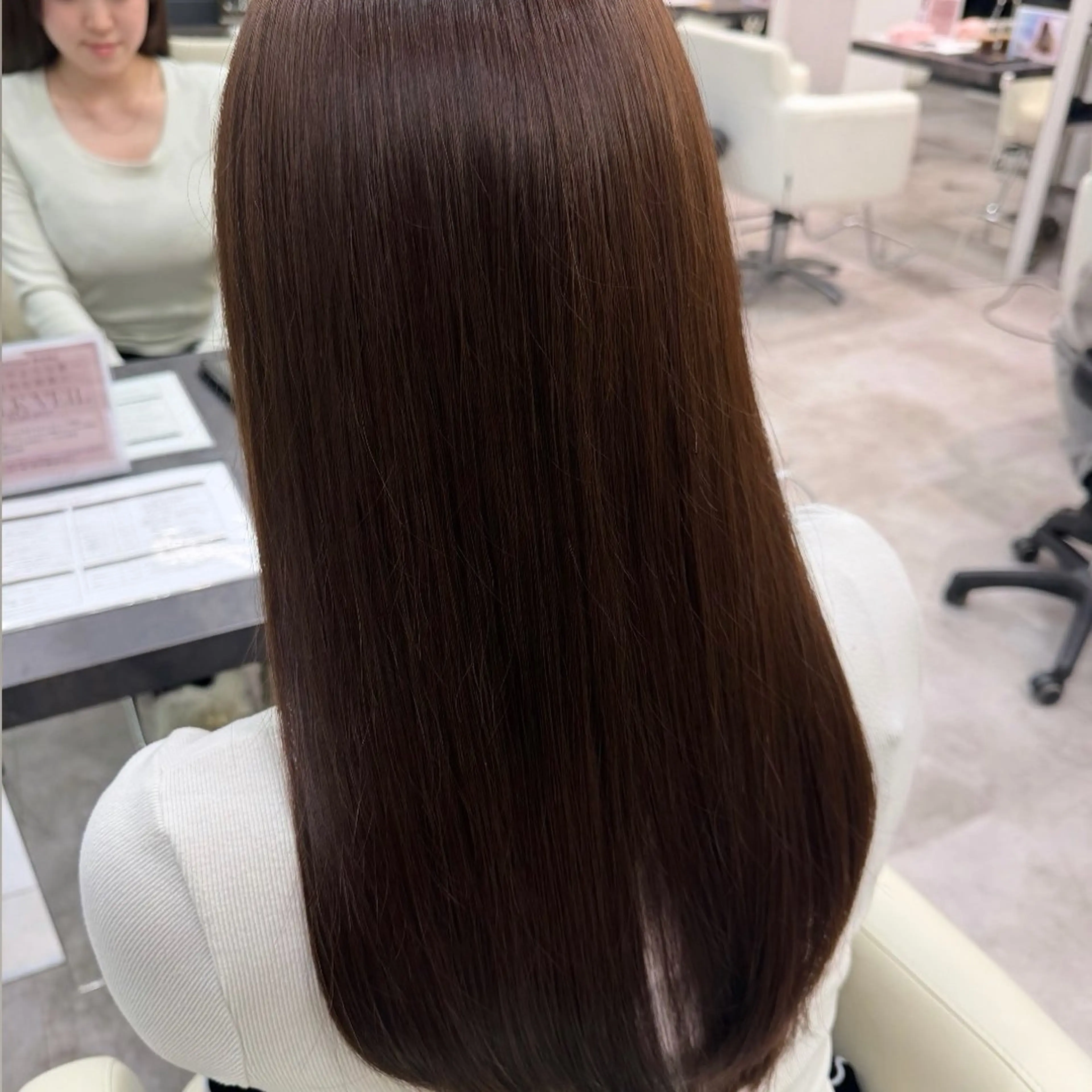 ロング カラー 髪質改善/レイヤー/ 透明感カラー🩶結華のヘアスタイル
