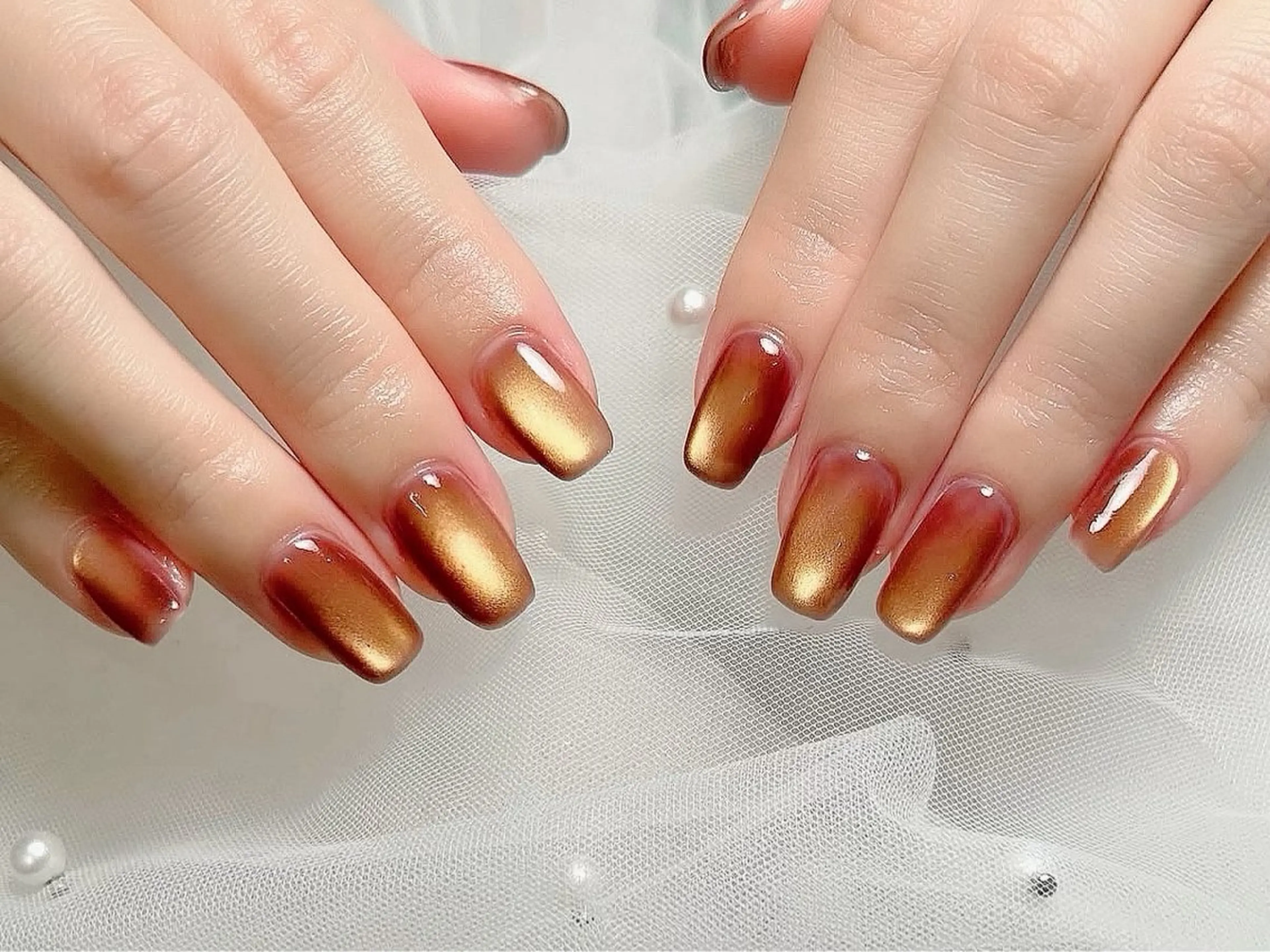 ネイル マグネットネイル 勝どきネイルサロン tittiのネイルデザイン