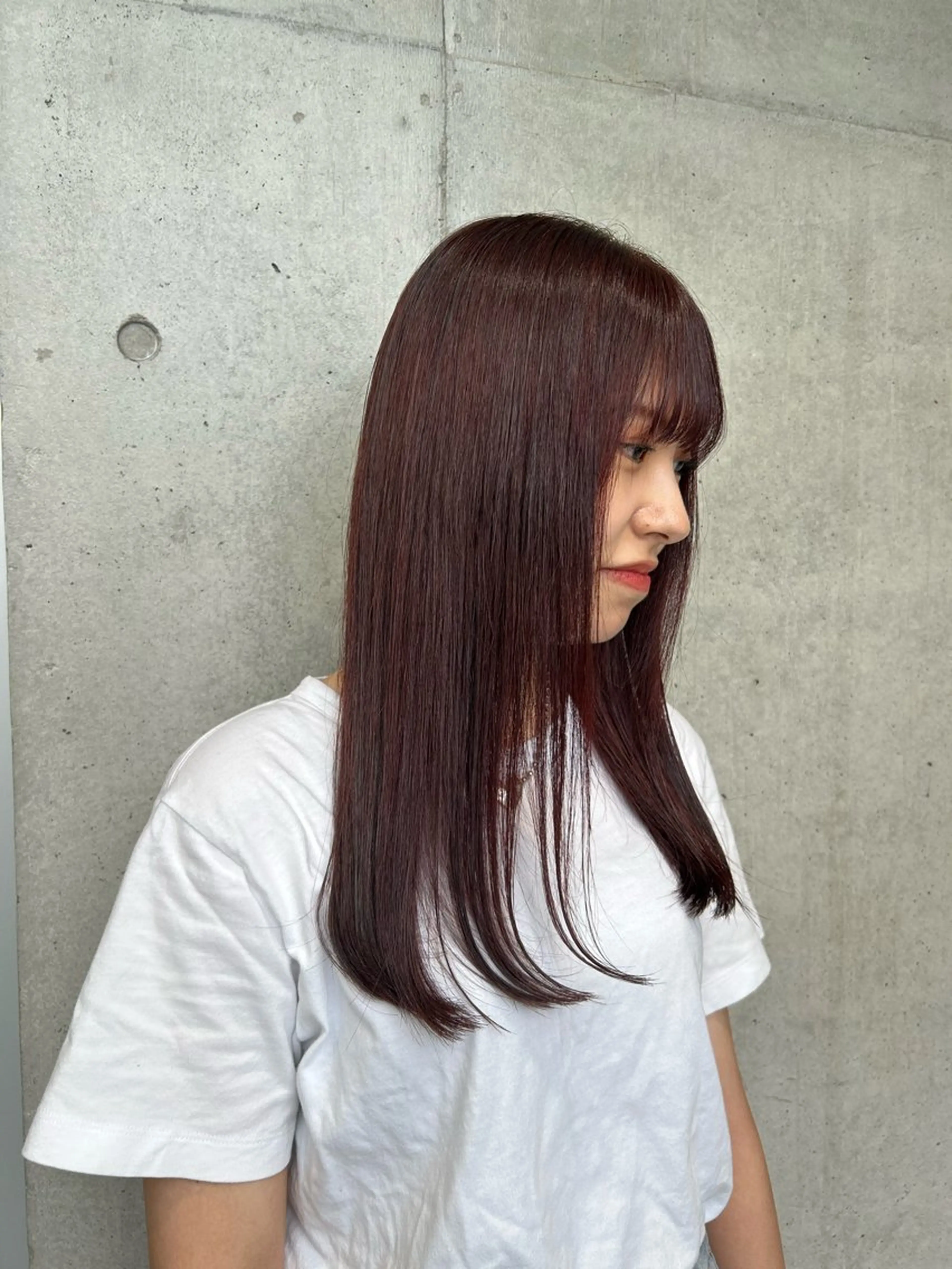 ロング カラー ヘアアレンジ ボブ艶モテカラー🫧 カリンのヘアスタイル