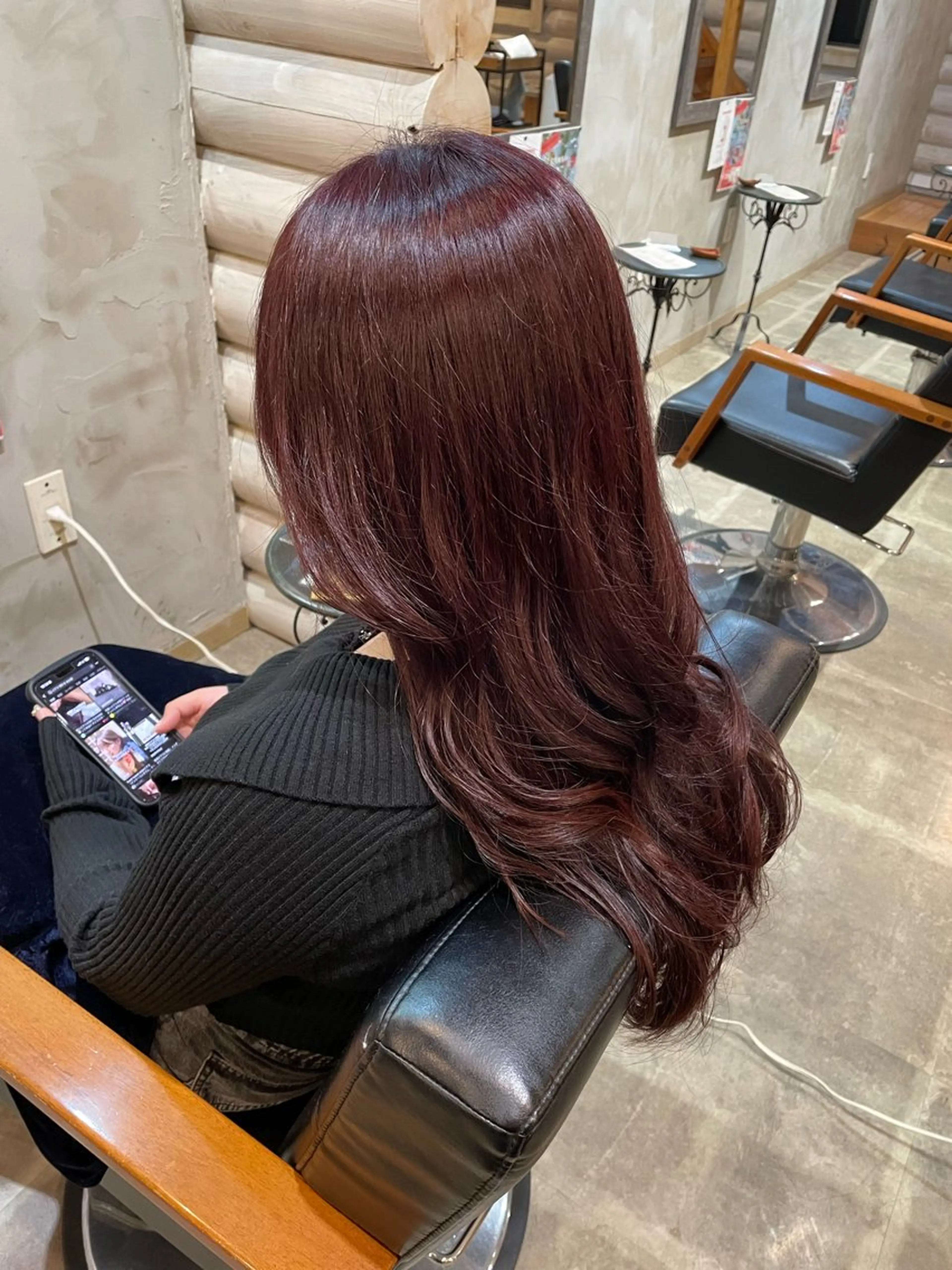 カラー ブラウンカラー レッドカラー カット ヘアカラー トリートメント 🐾及部 艶髪/艶 カラーショート/ボブのヘアスタイル