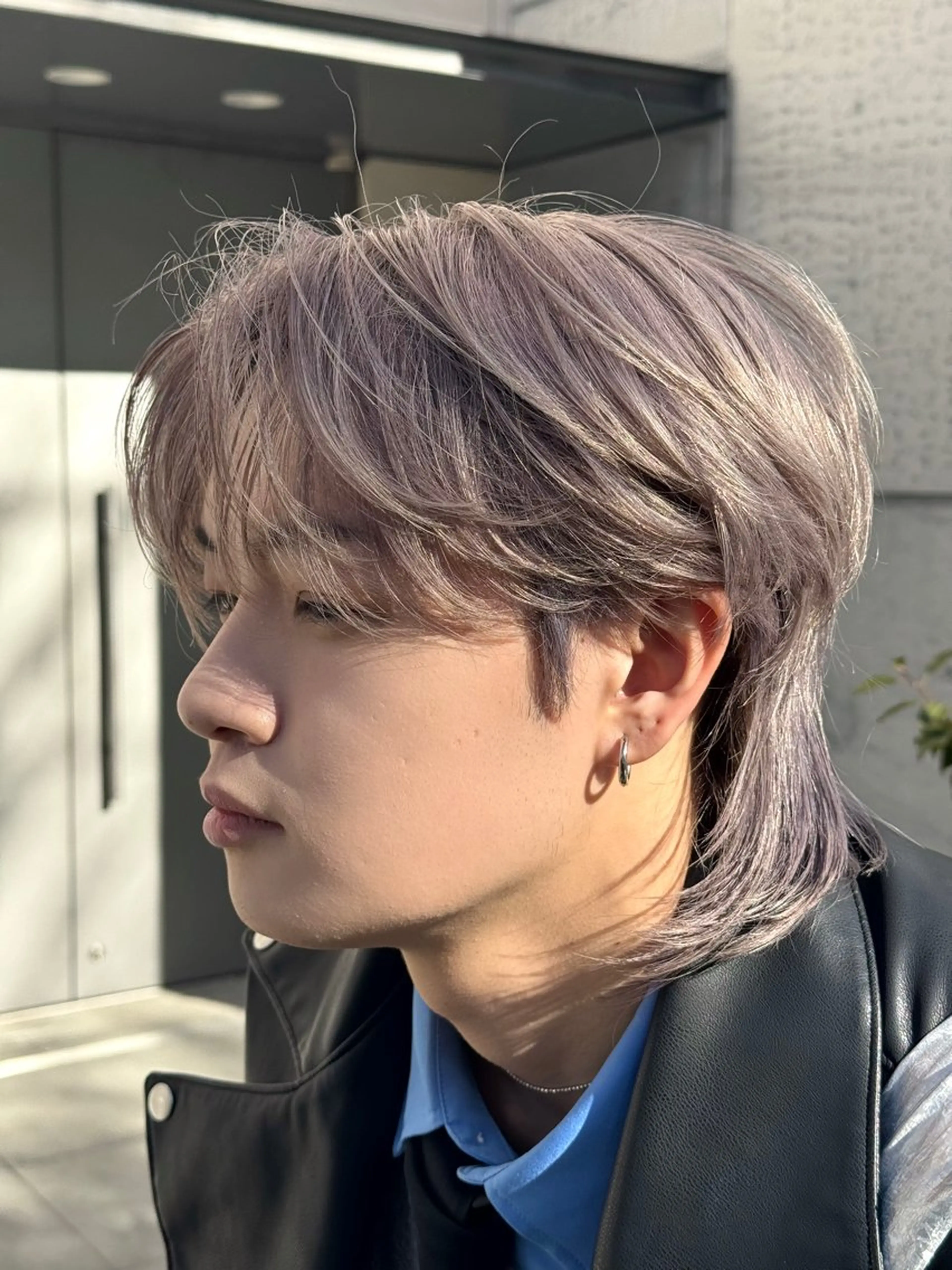 カラー メンズ たける/韓国へア /ダウンパーマのヘアスタイル