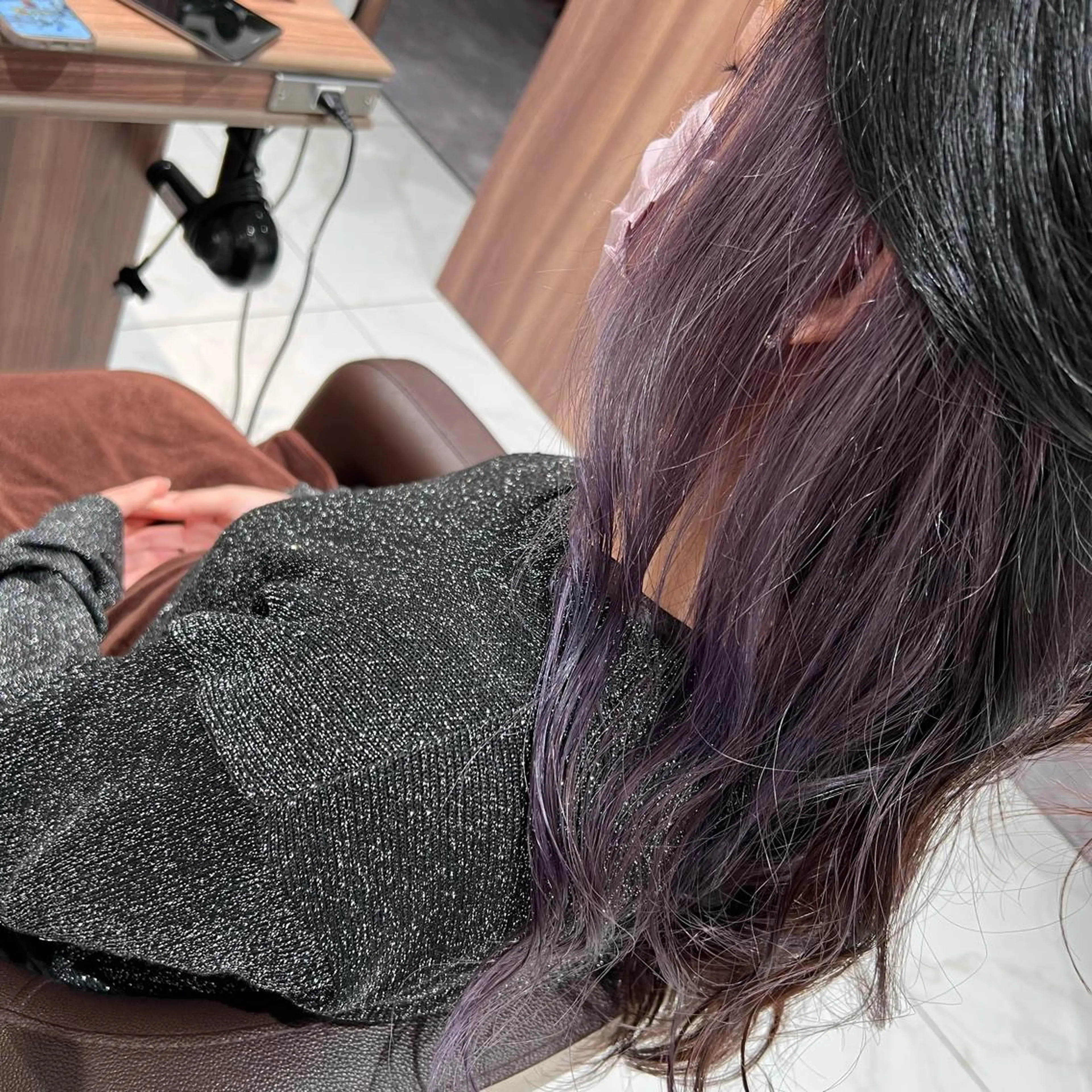 ロング カラー ヘアアレンジ 小白井 由美のヘアスタイル