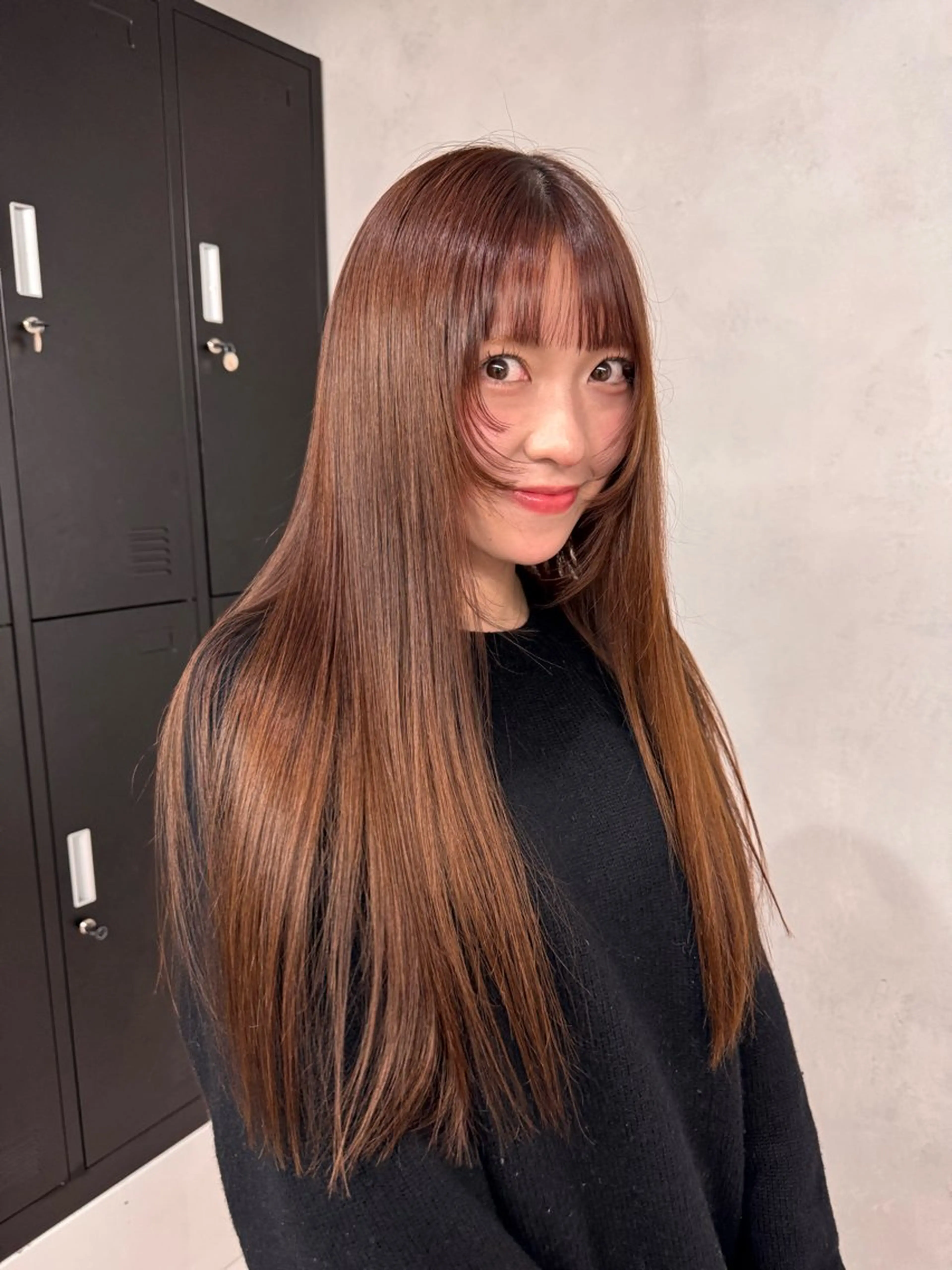 ロング レイヤーカット 顔周りレイヤー /kokoro🦮のヘアスタイル