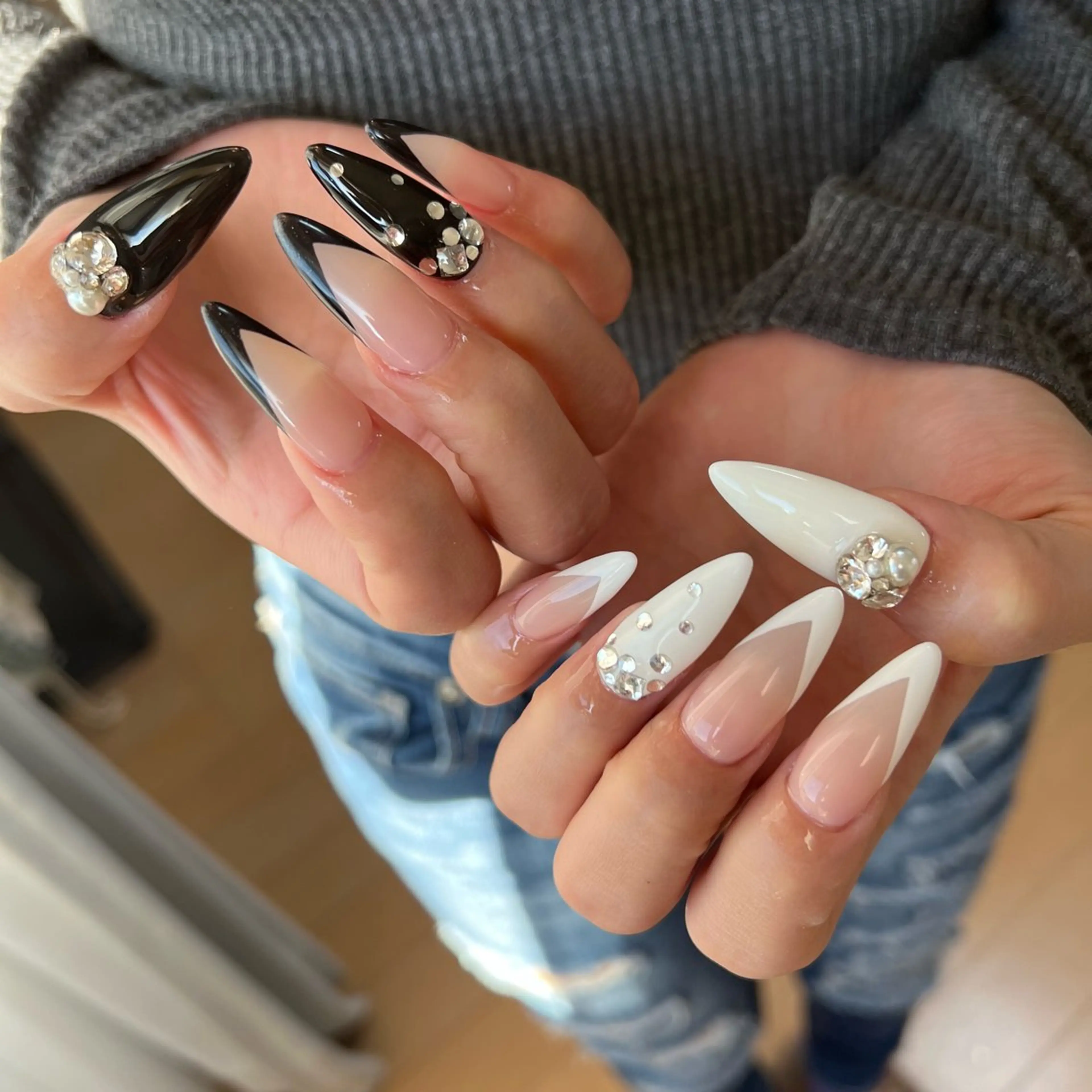 ネイル フレンチネイル ハンドネイル 川端 京香のネイルデザイン