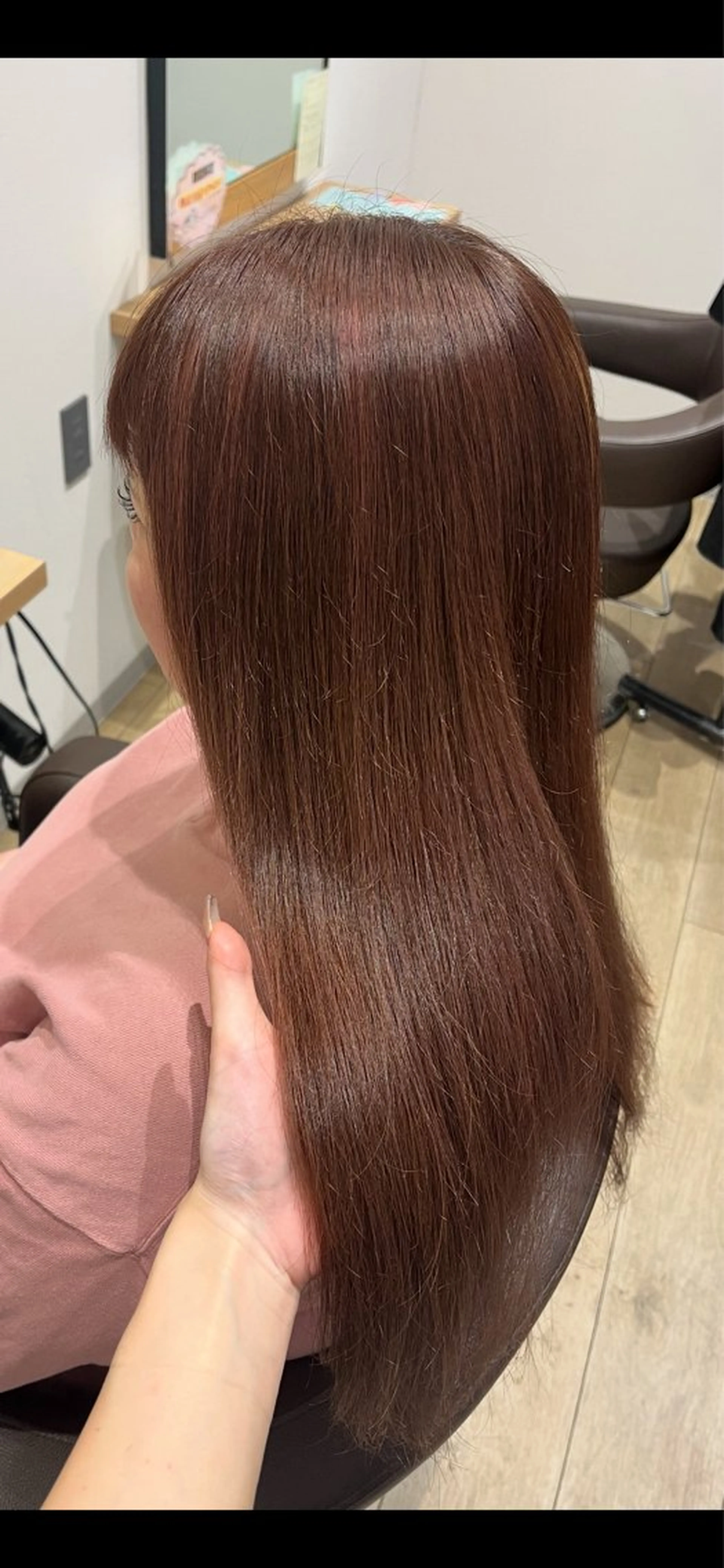 ロング カラー Chere-Rosso- 金剛店所属・Chere 金剛店 髙木翌のヘアスタイル