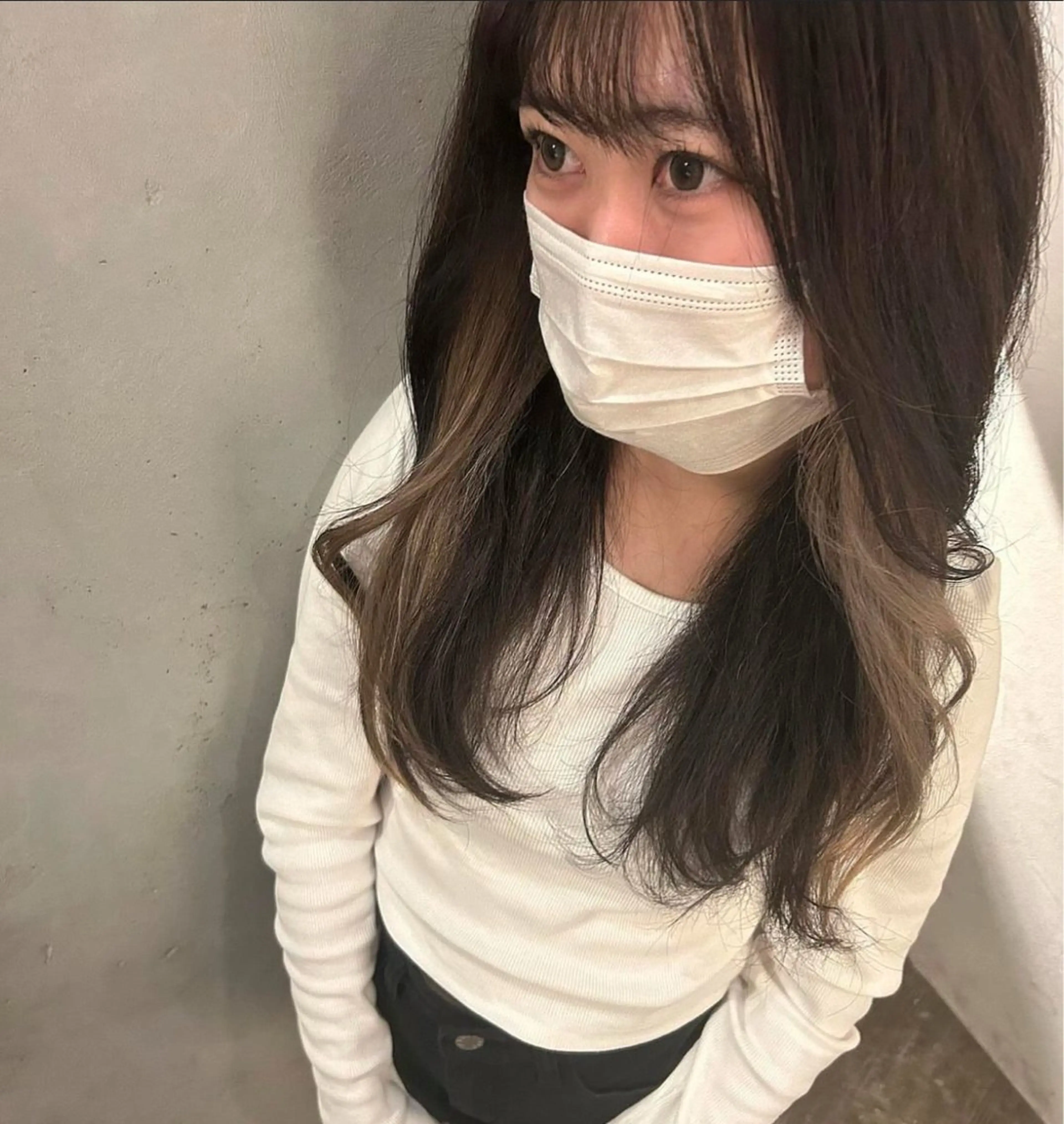 ロング カラー インナーカラー ヘアカラー 韓国ヘア/透明感 カラー/YUSEIのヘアスタイル