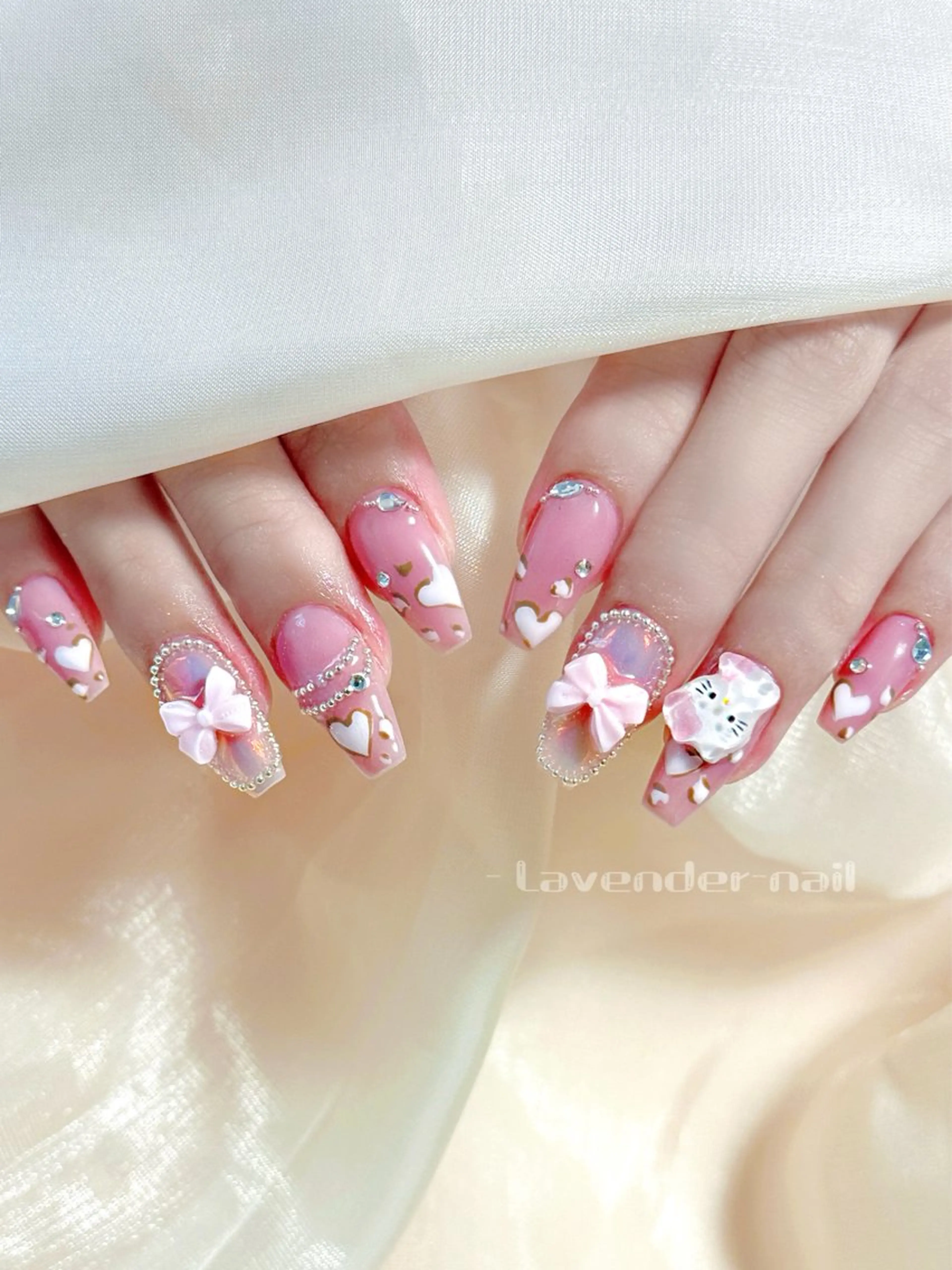 ネイル ハンドネイル Lavender nail·北18条のネイルデザイン