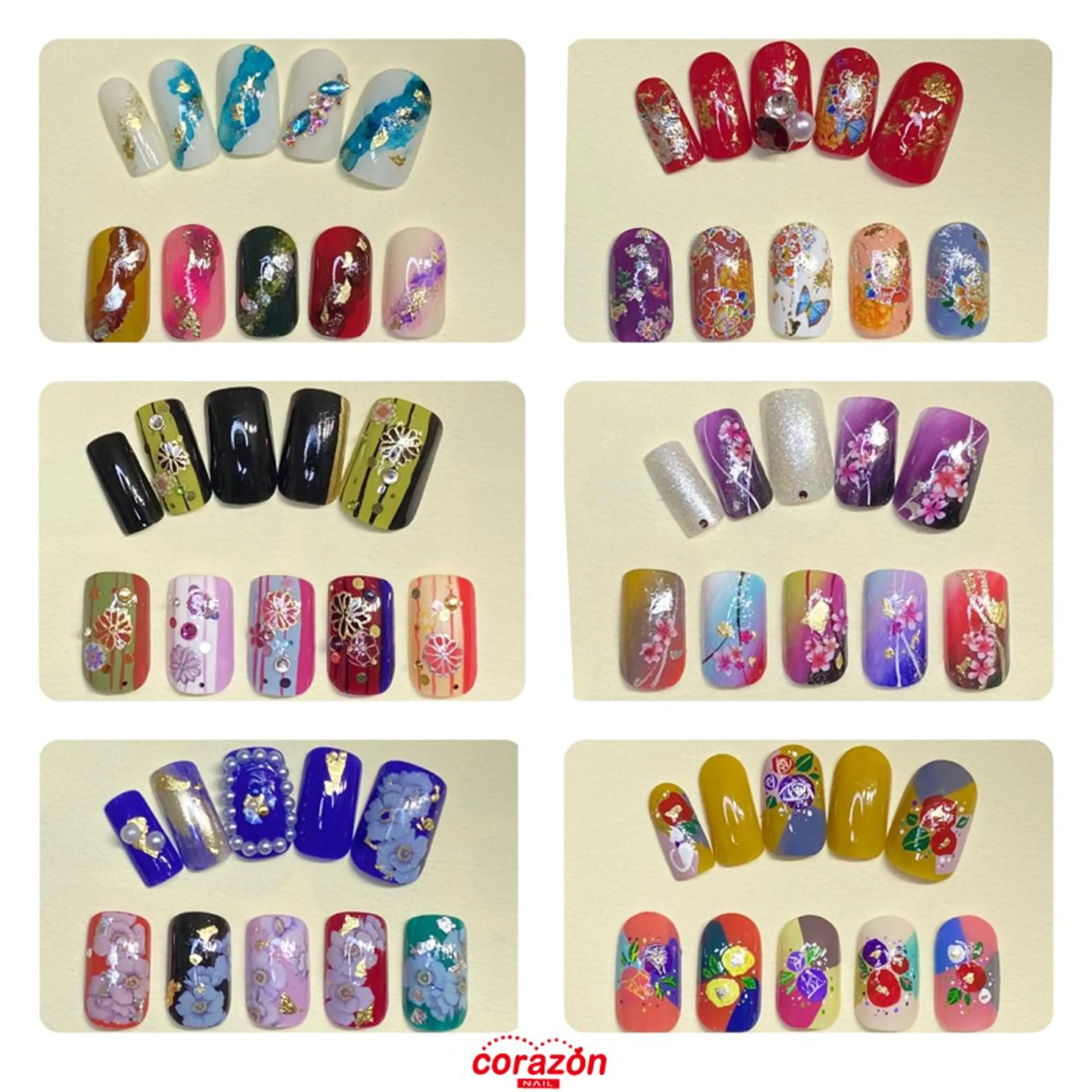 ネイル アートネイル 成人式 ジェルネイル ネイリスト aicoのネイルデザイン