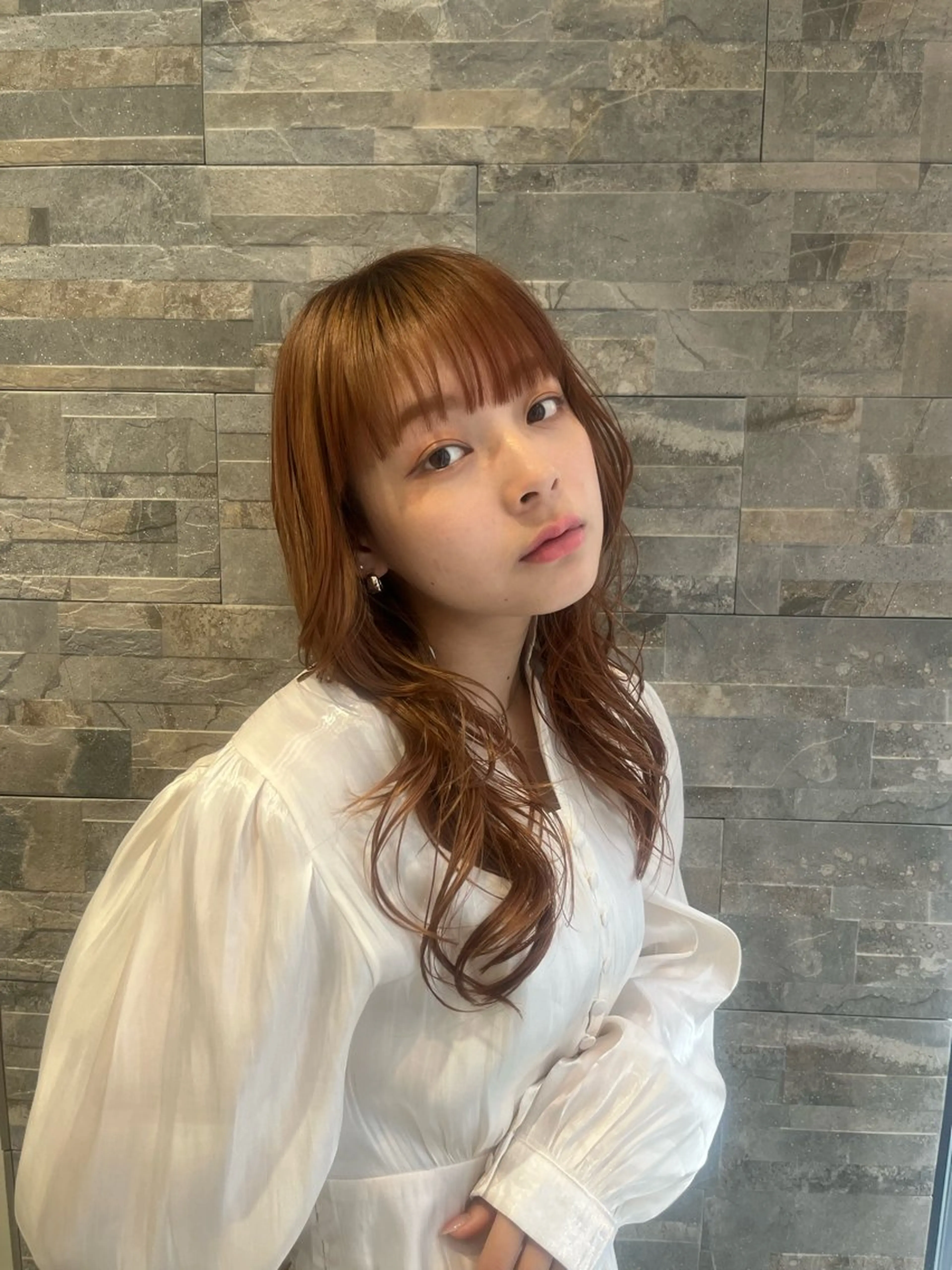 セミロング カラー カット ヘアカラー トリートメント LaBless梅田 🎀坂本リオのヘアスタイル