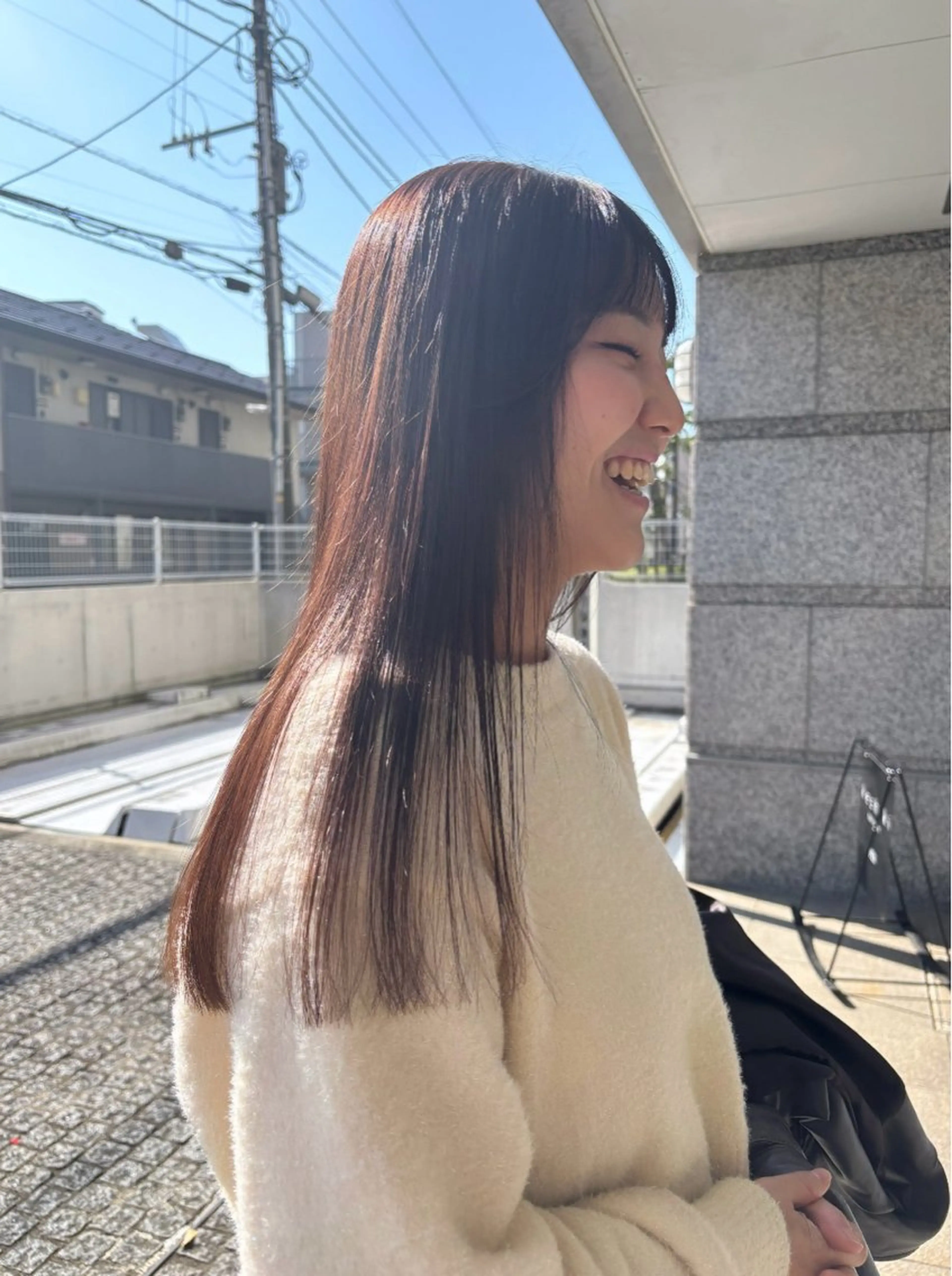 ロング 髪質改善 ヘアカラー ブリーチなしｗカラー 🐈‍⬛kotoseのヘアスタイル