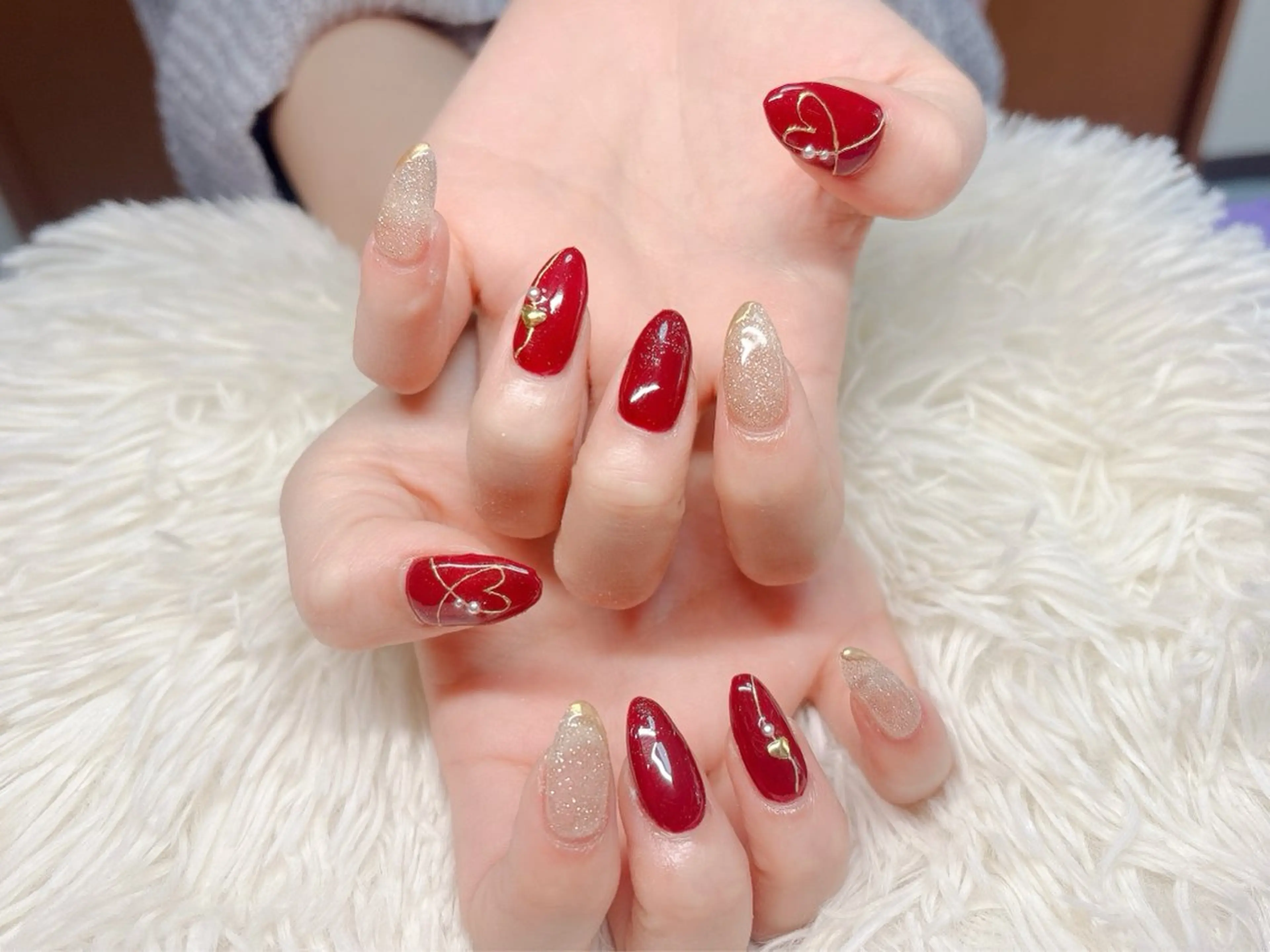 ネイル ハンドネイル パッチリオメメ Lianaのネイルデザイン