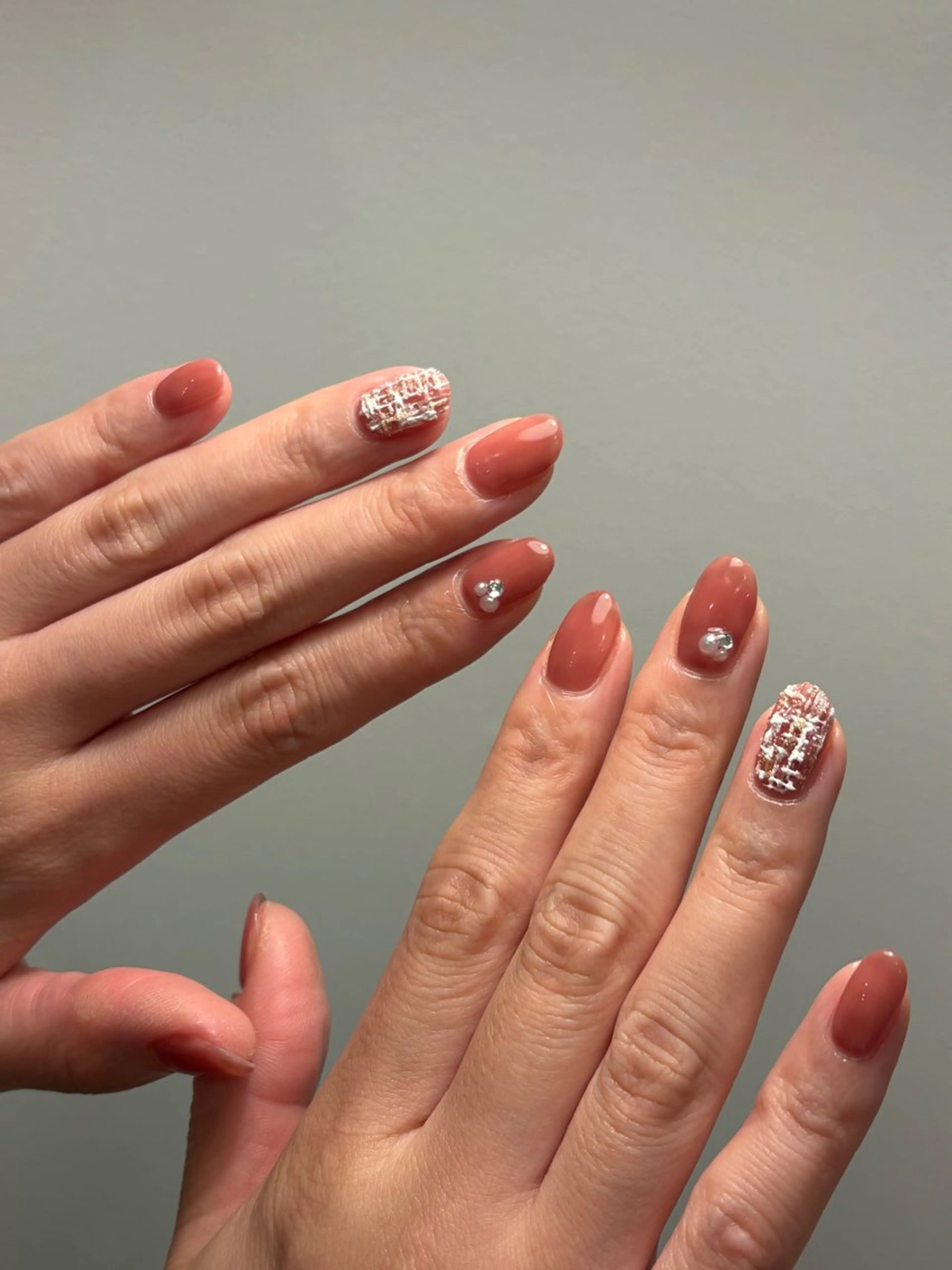 ネイル ツイードネイル Rich+nail Mayuのネイルデザイン