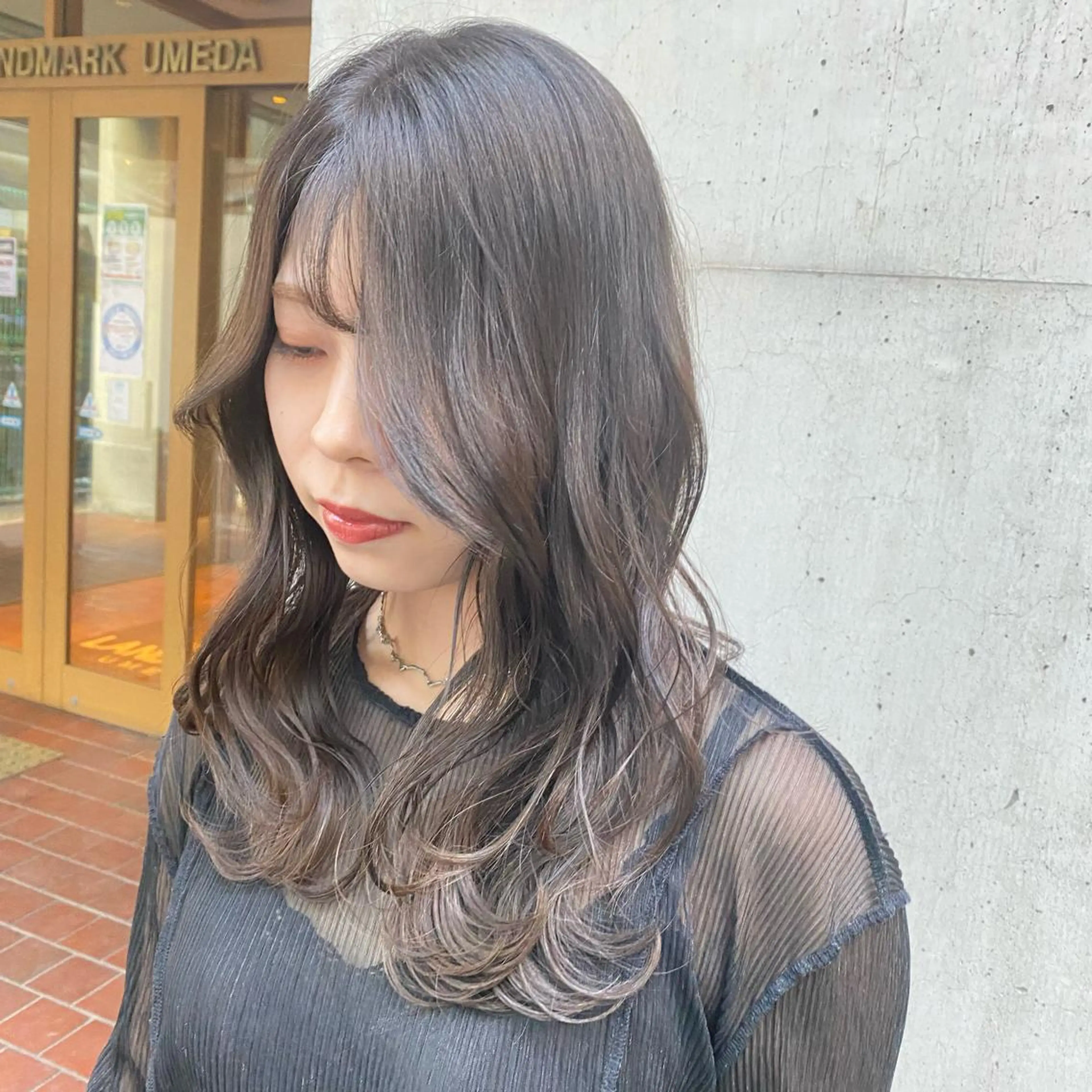 ロング 【ハイライト】 YUYAのヘアスタイル