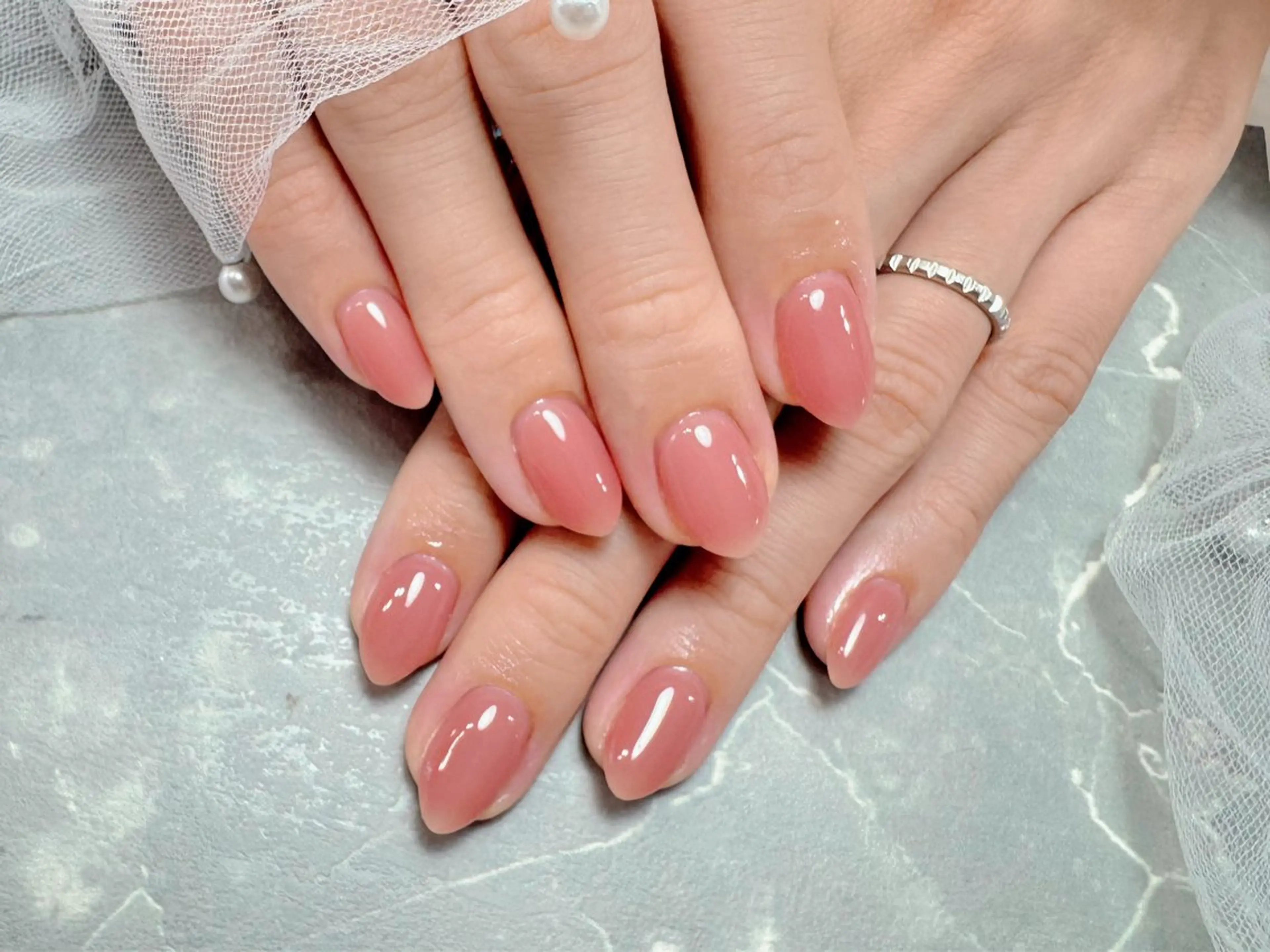 ネイル ハンドネイル マジック ミラーのネイルデザイン