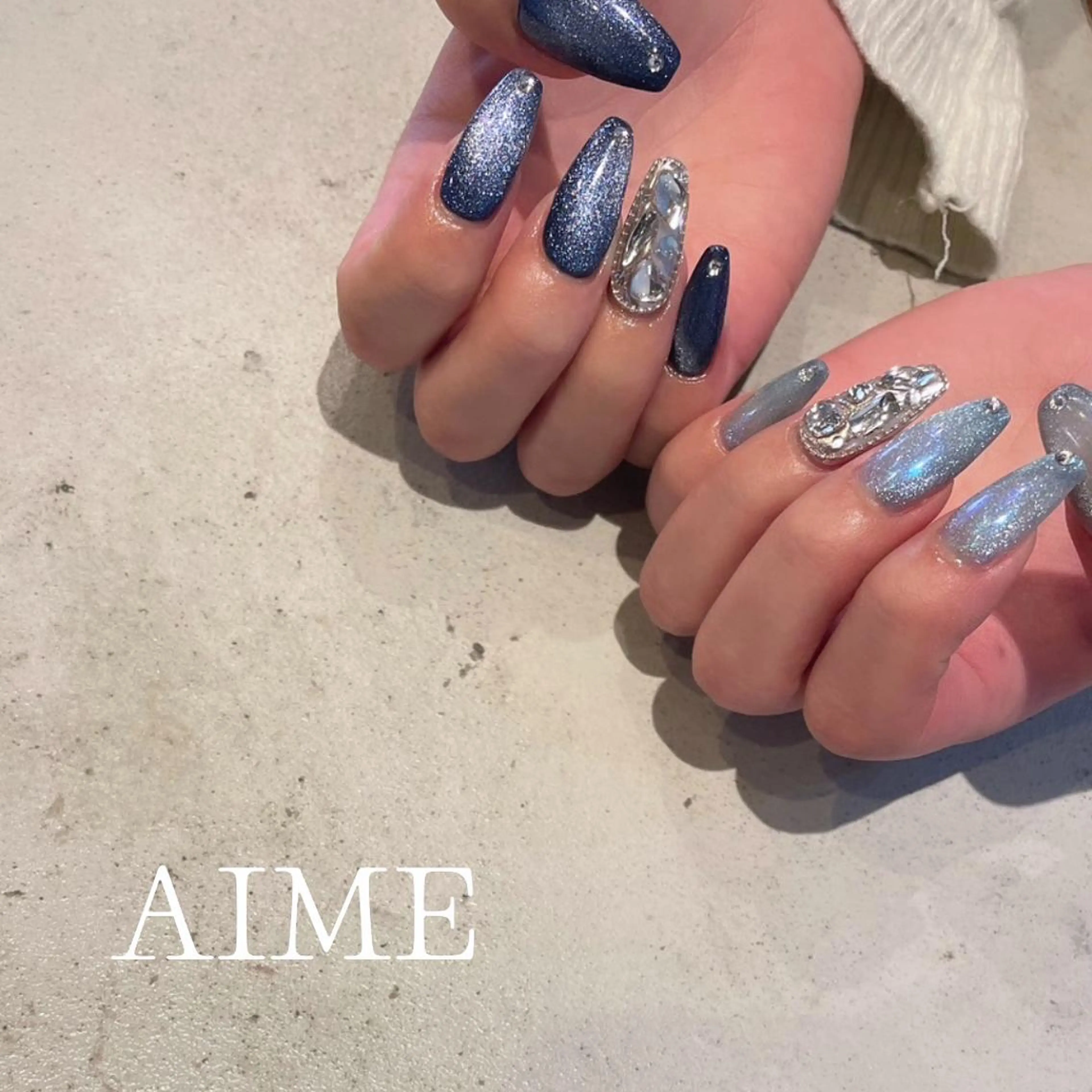 ネイル アートネイル ハンドネイル AIME （momo）のネイルデザイン