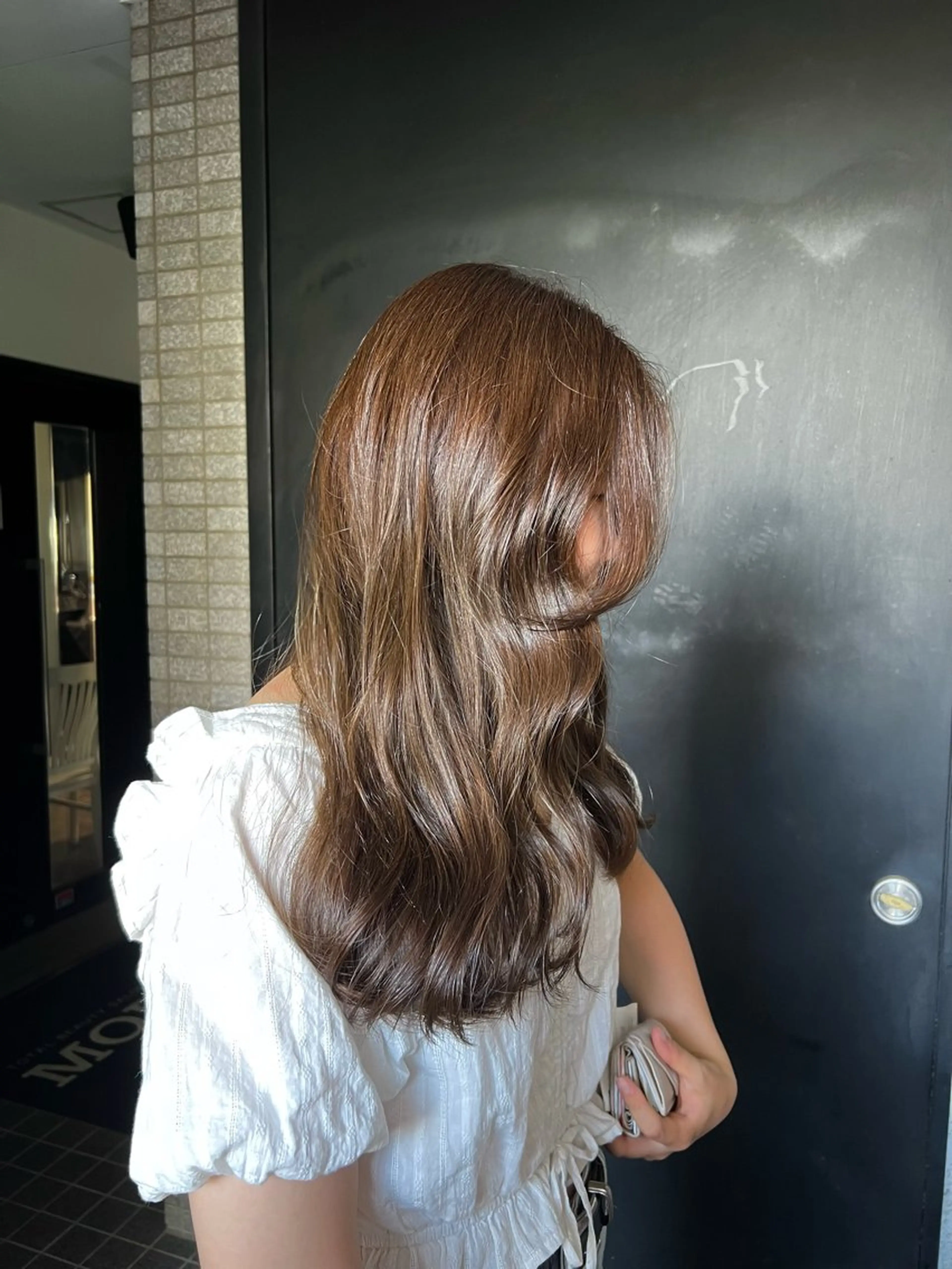 ロング カラー ヘアカラー トリートメント SHU｜レイヤー カット/パーマのヘアスタイル