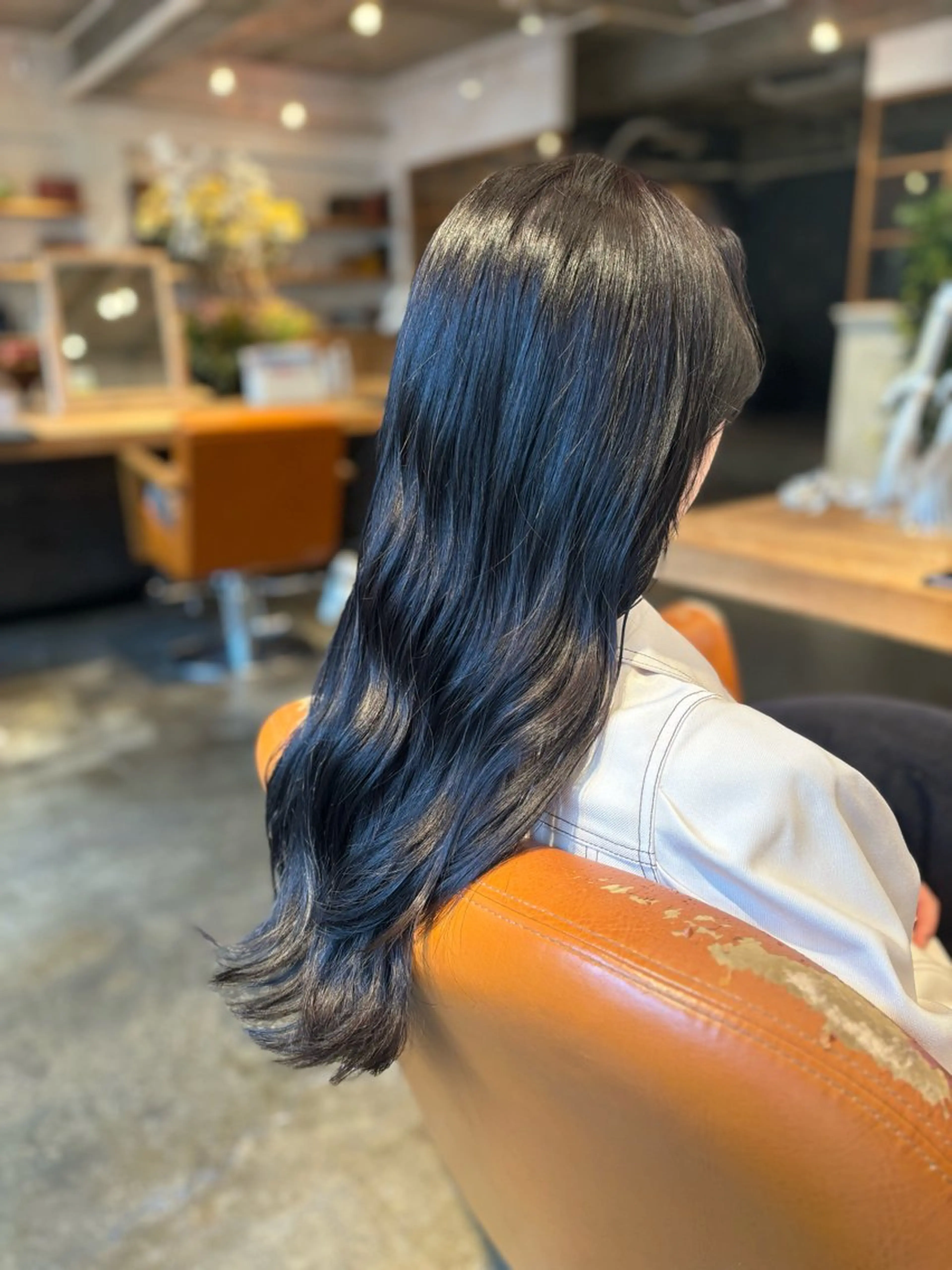 ロング カラー 透明感カラー ラベンダーカラー 髪質改善カラー ベージュ🤎YUMEのヘアスタイル