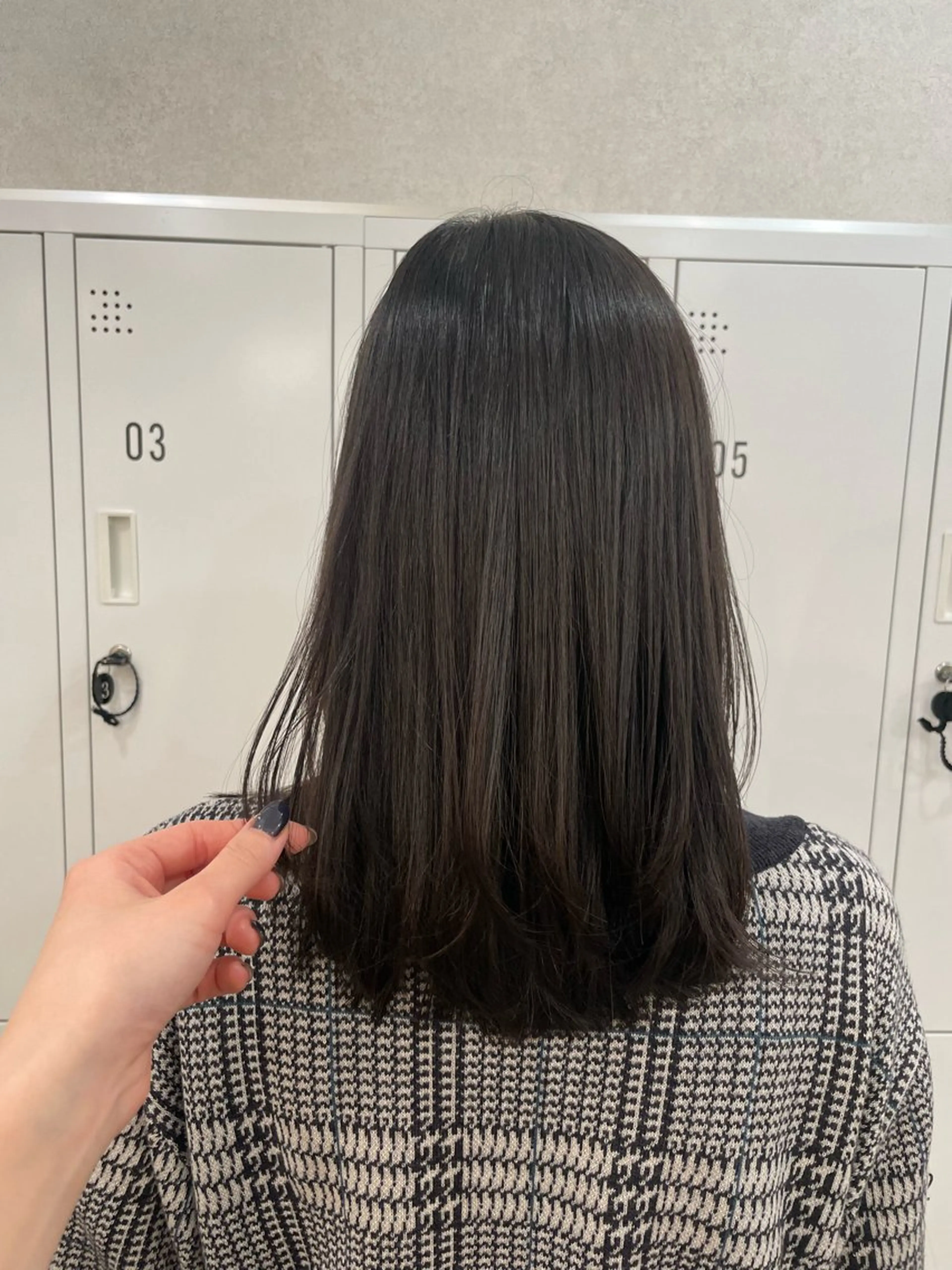 セミロング 植原 遥夏のヘアスタイル