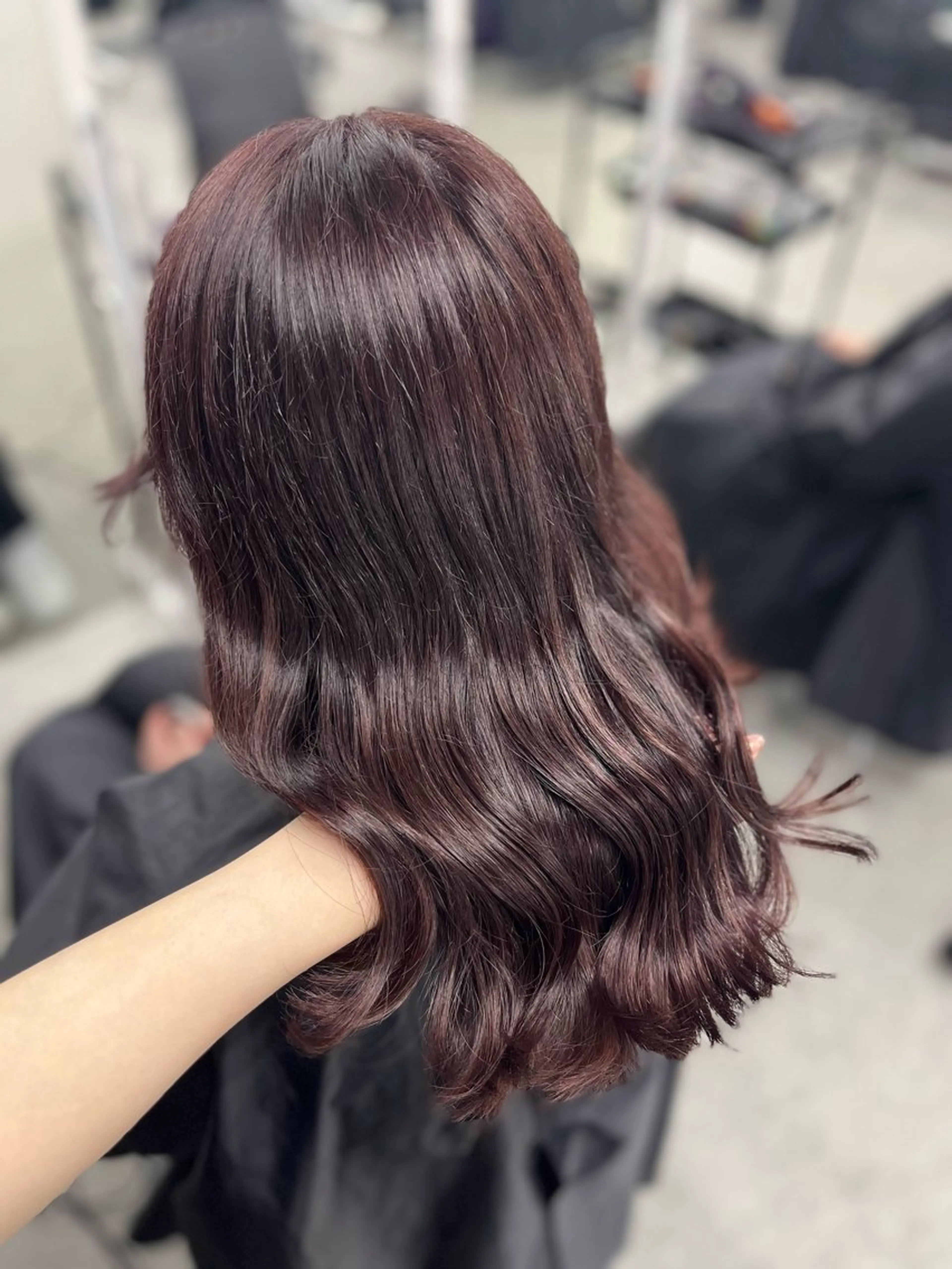 カラー ベージュ・ラベンダー カラー🎀りりのヘアスタイル