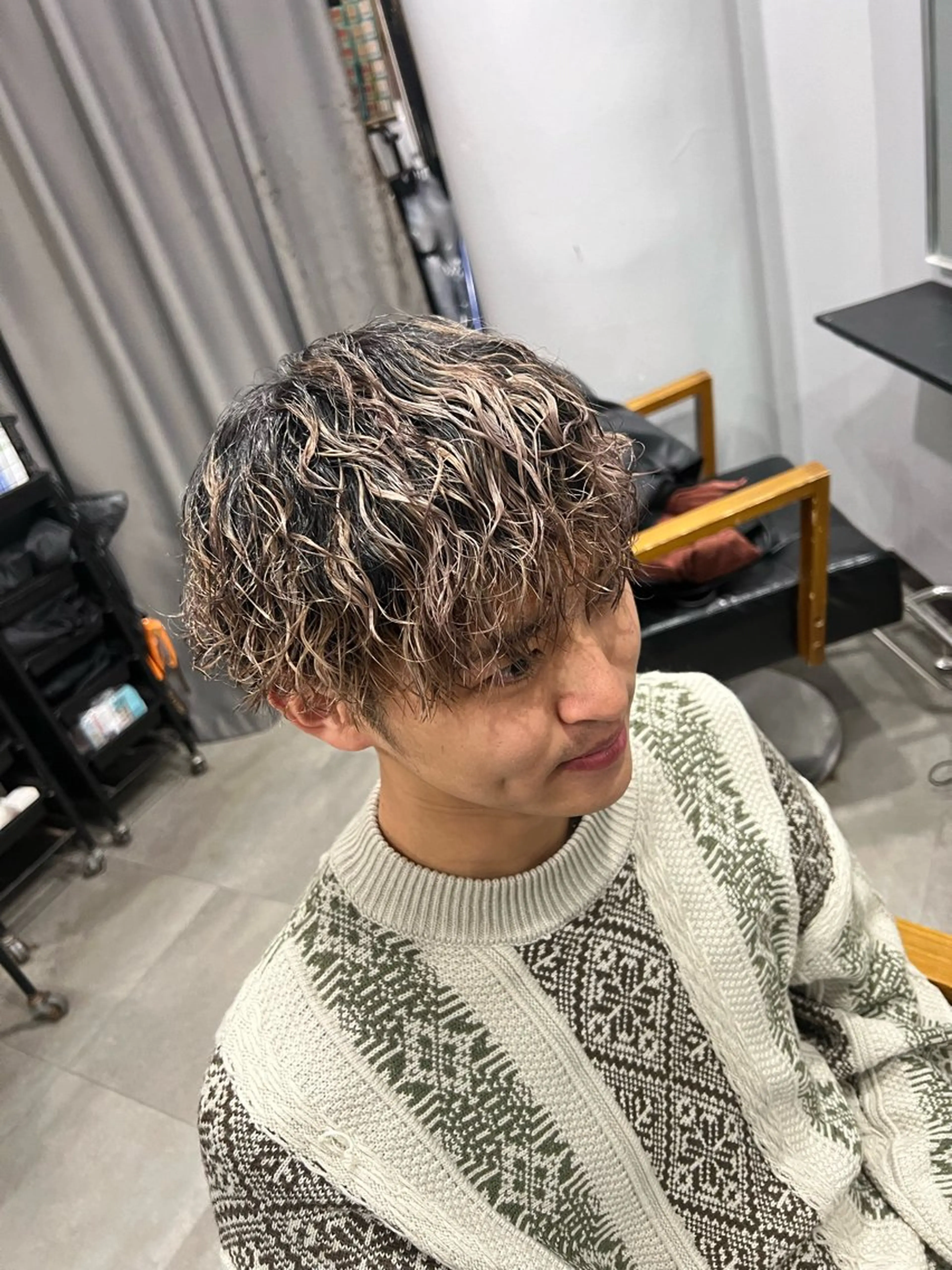 パーマ パーマ 寺嶋 貴大のヘアスタイル