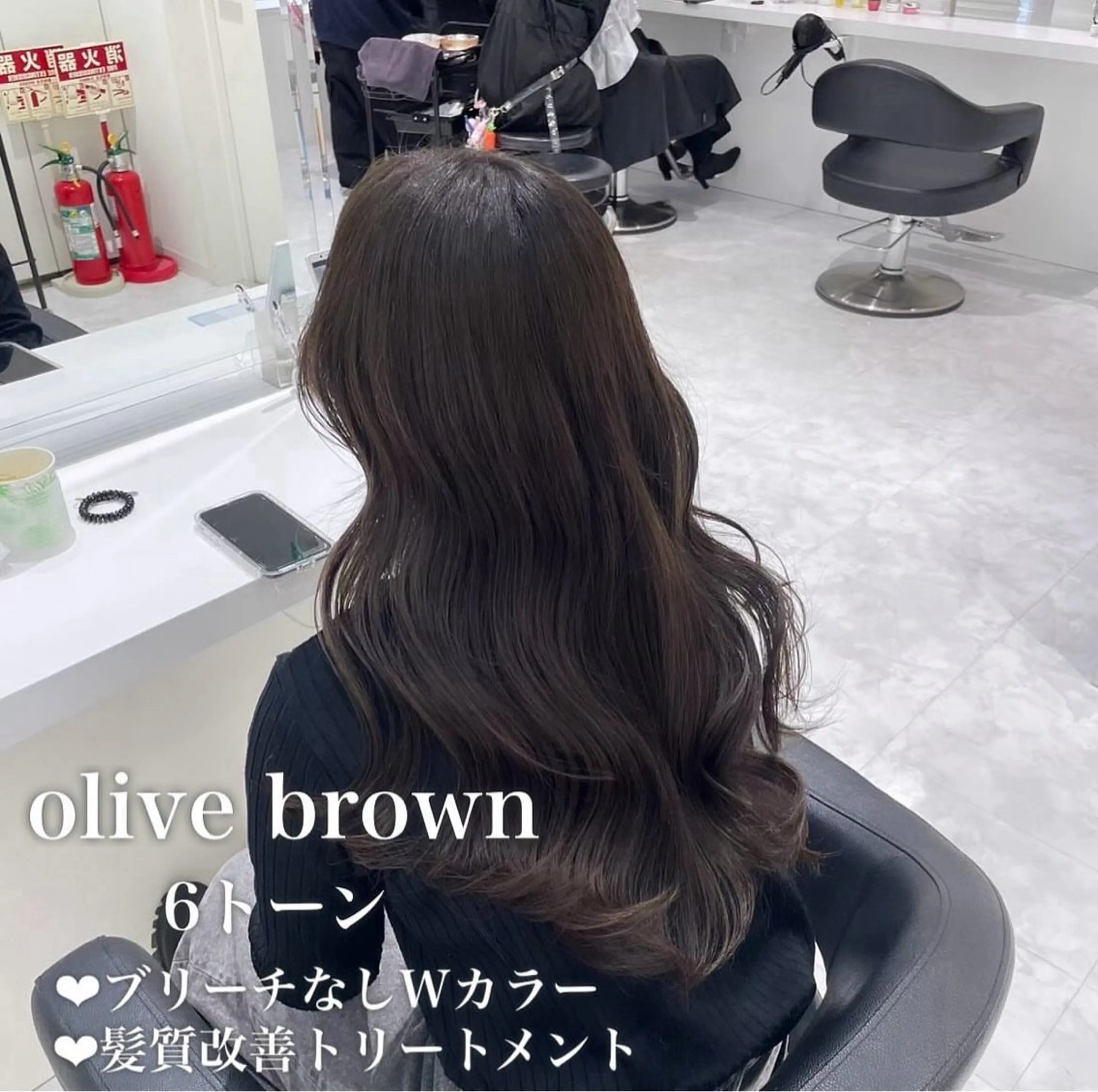 カラー 🤍ブリーチなし ブラウンhimi🤍のヘアスタイル