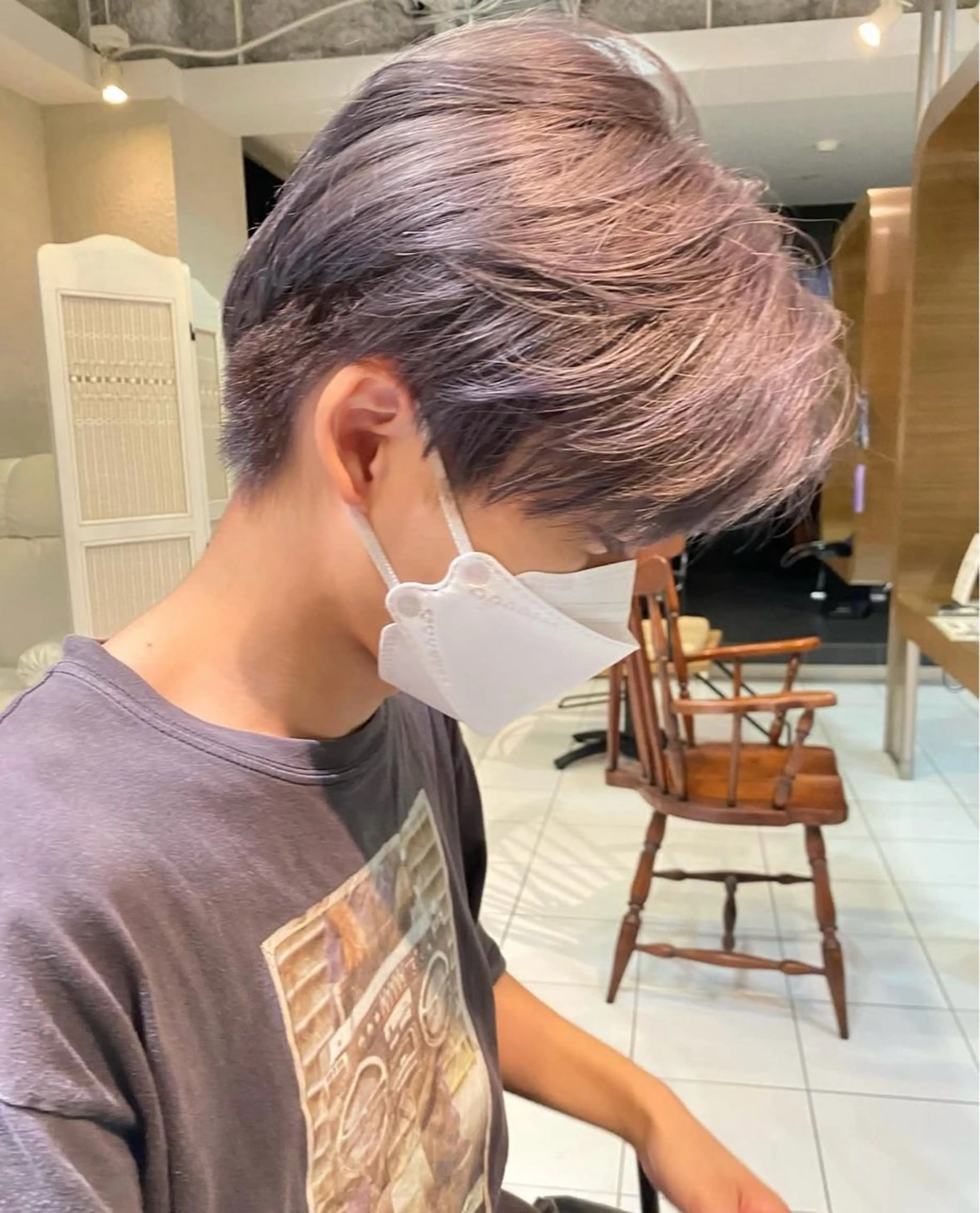 【メンズ】カット＋ブリーチカラー＋トリートメント　¥23650 → ¥16500の写真