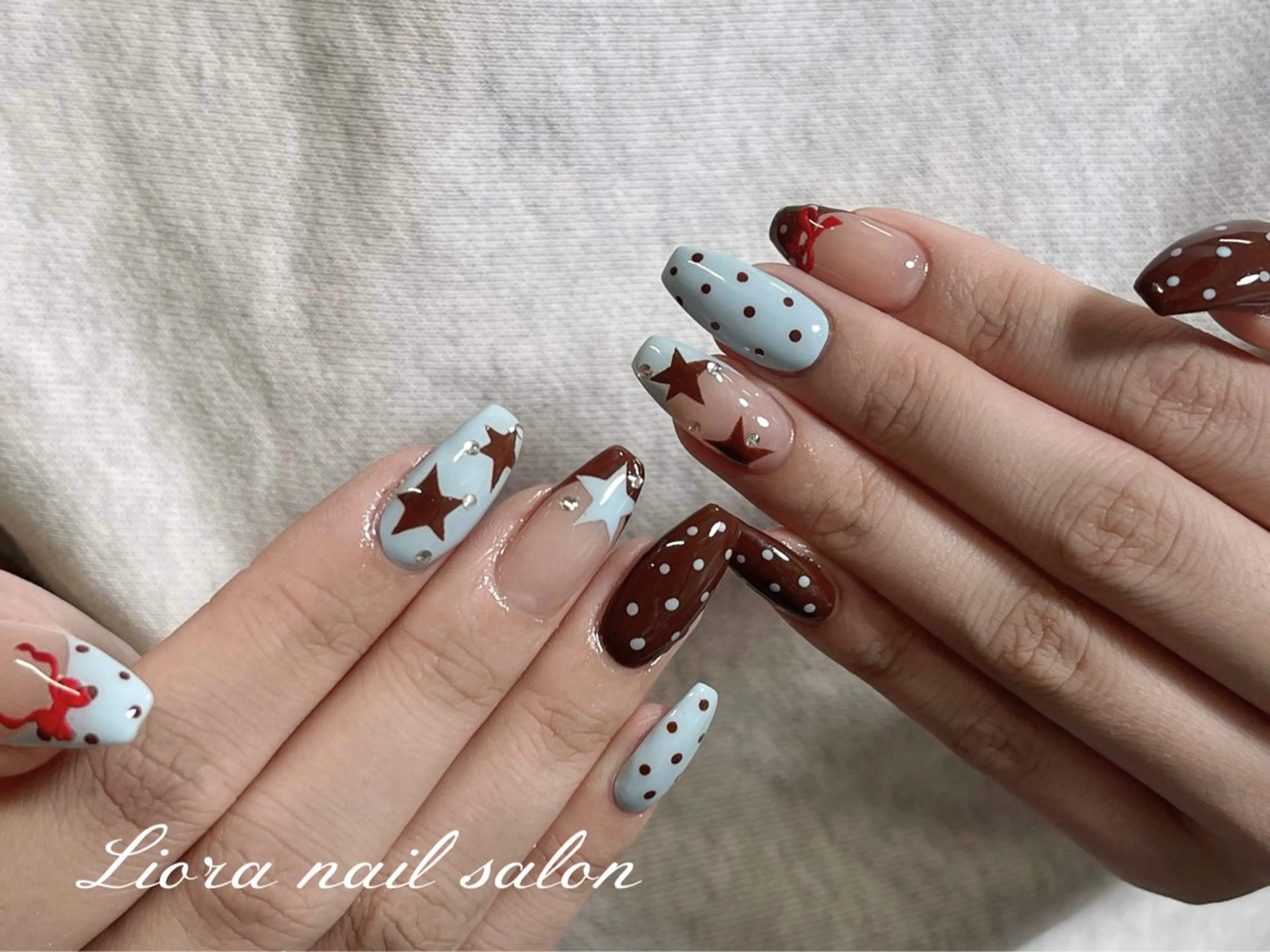 ネイル チークネイル フットネイル フレンチネイル ジェルネイル ガーリー ハンドネイル Liora nail スカルプ専門店のネイルデザイン