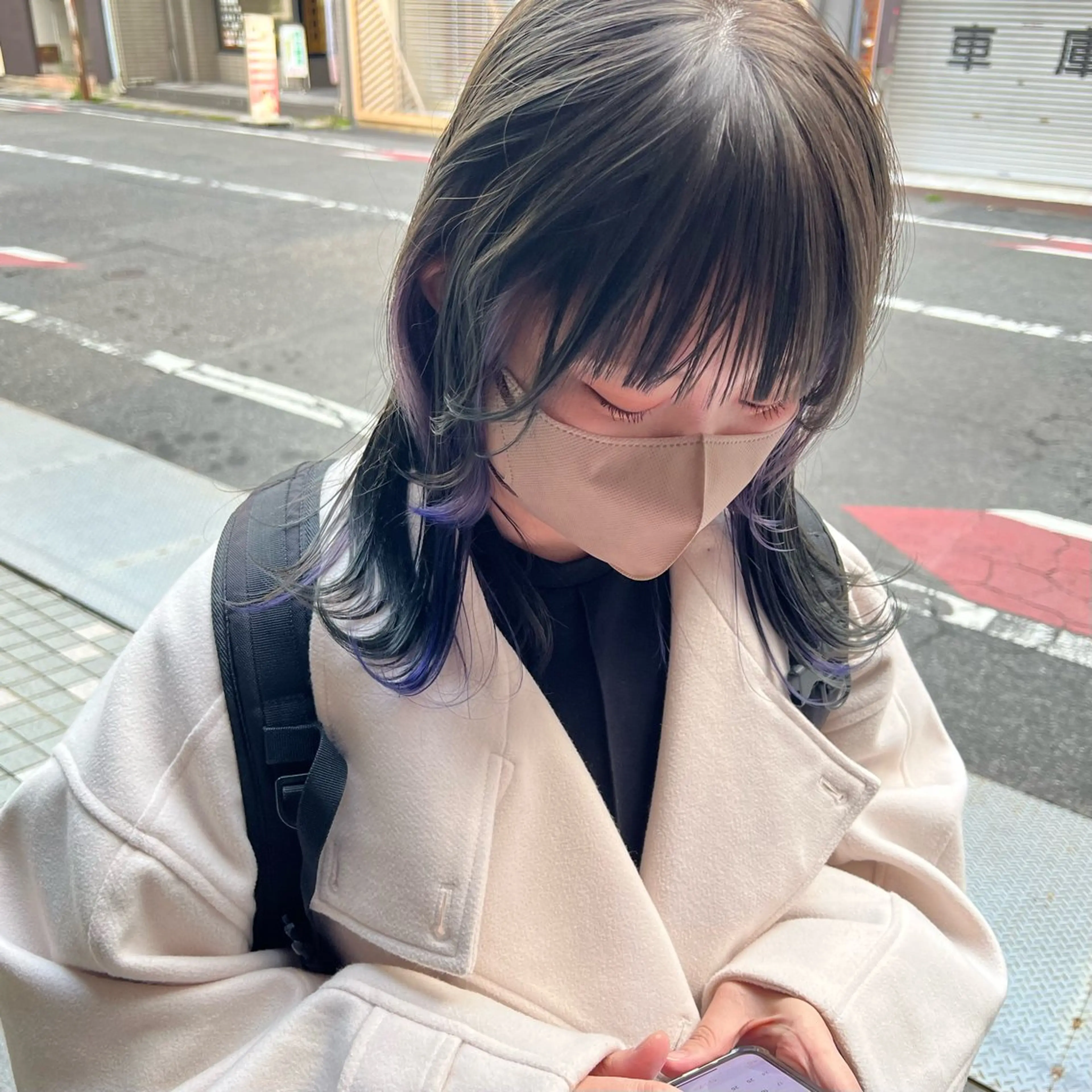 セミロング nike にけのヘアスタイル