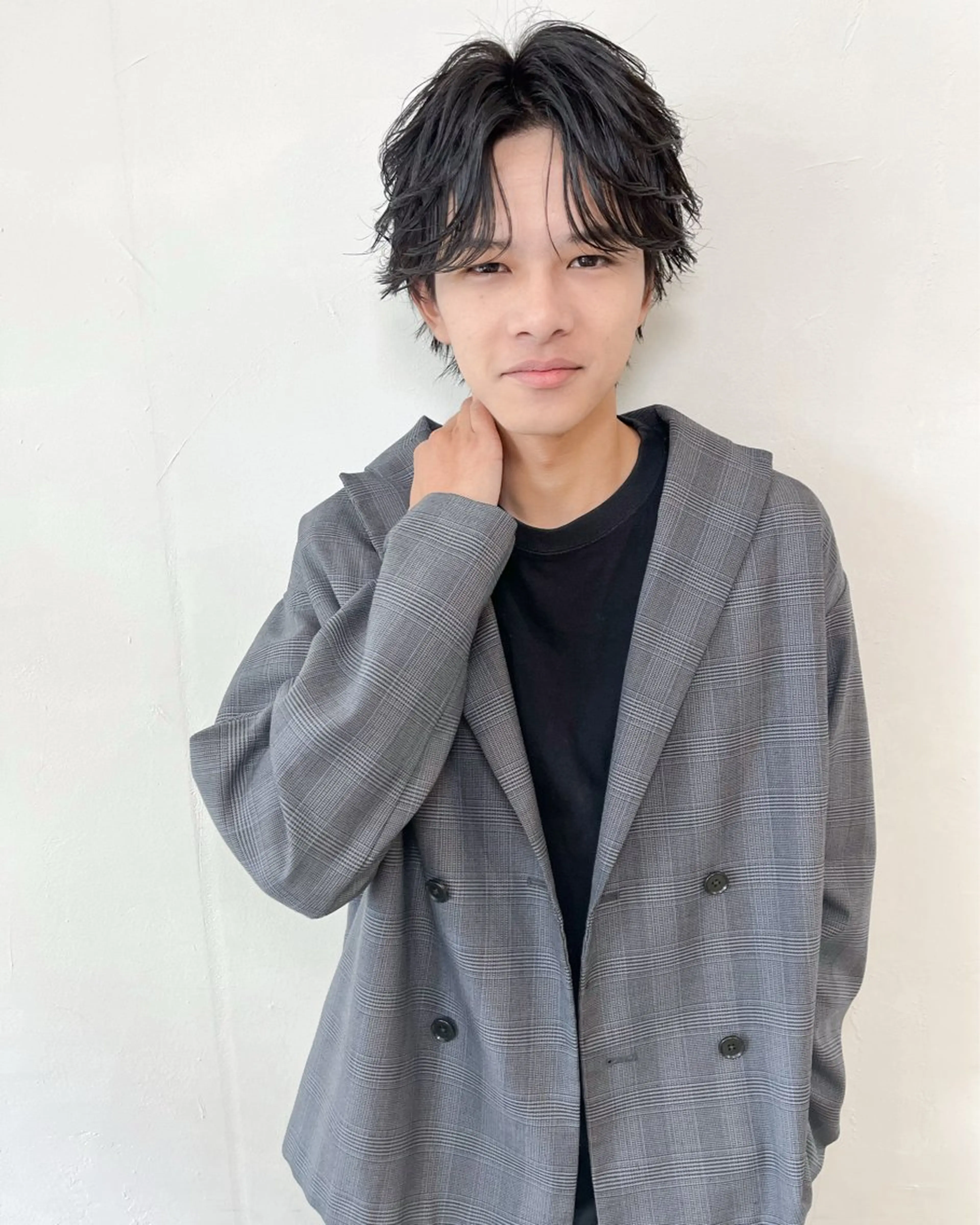 ショート パーマ メンズ カット パーマ ill副店長 立和田純也のヘアスタイル