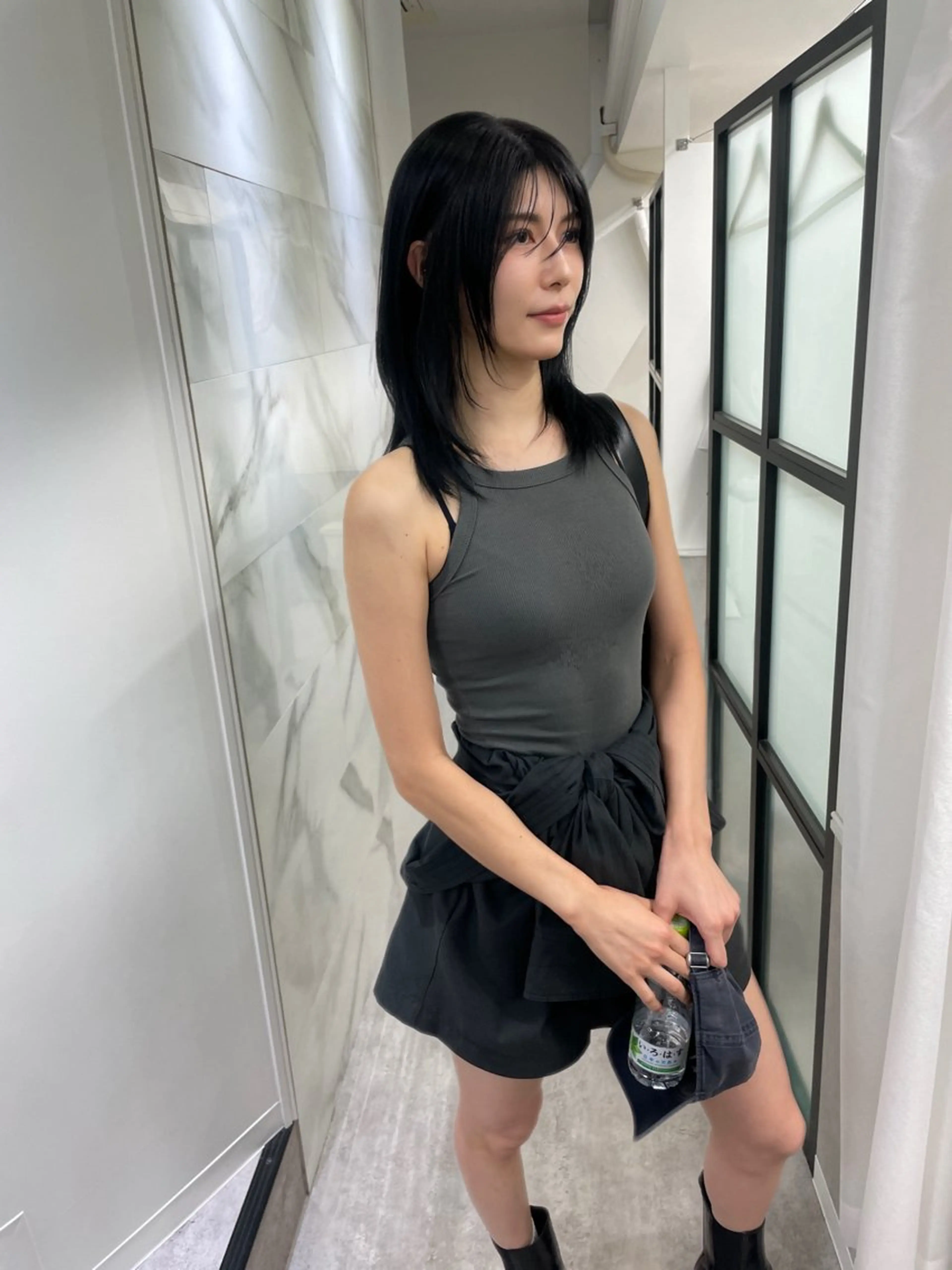 ミディアム カラー 髪質改善カラー ショートボブ専門のヘアスタイル