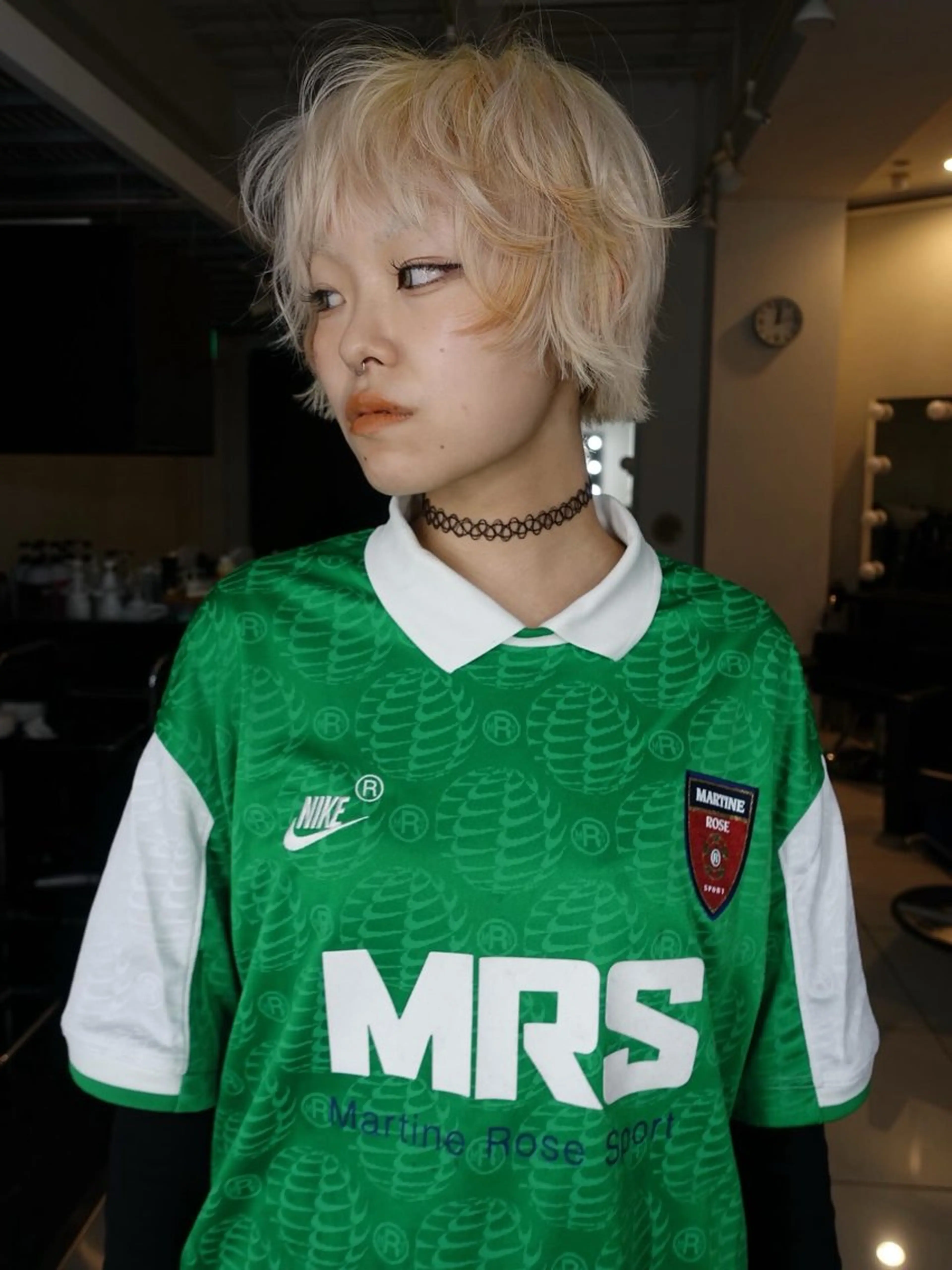 ショート カラー ヘアアレンジ MIYU/ニュアンス /ケアブリーチカラーのヘアスタイル